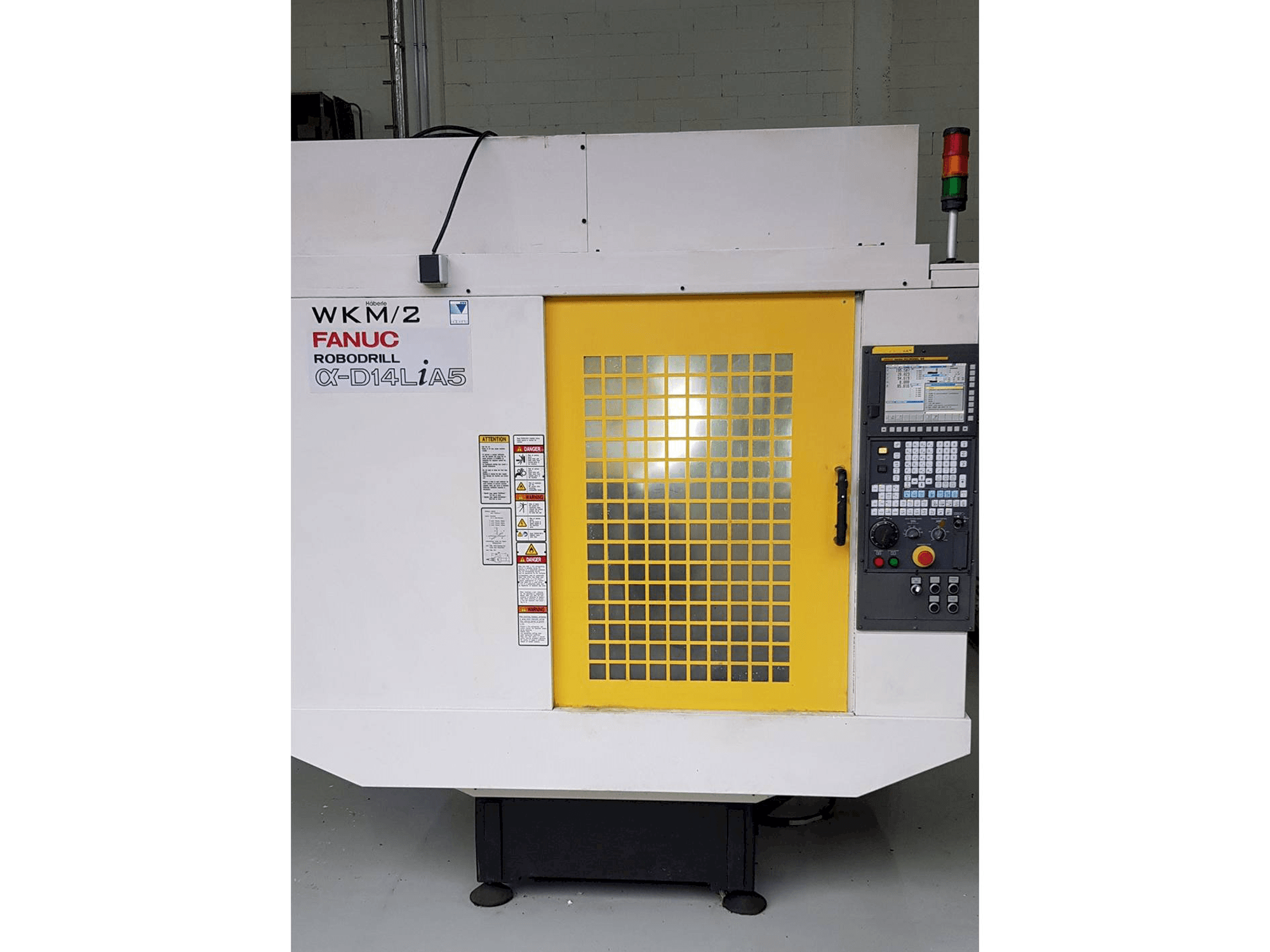 Front view of FANUC Robodrill a-D14LiA5 machine