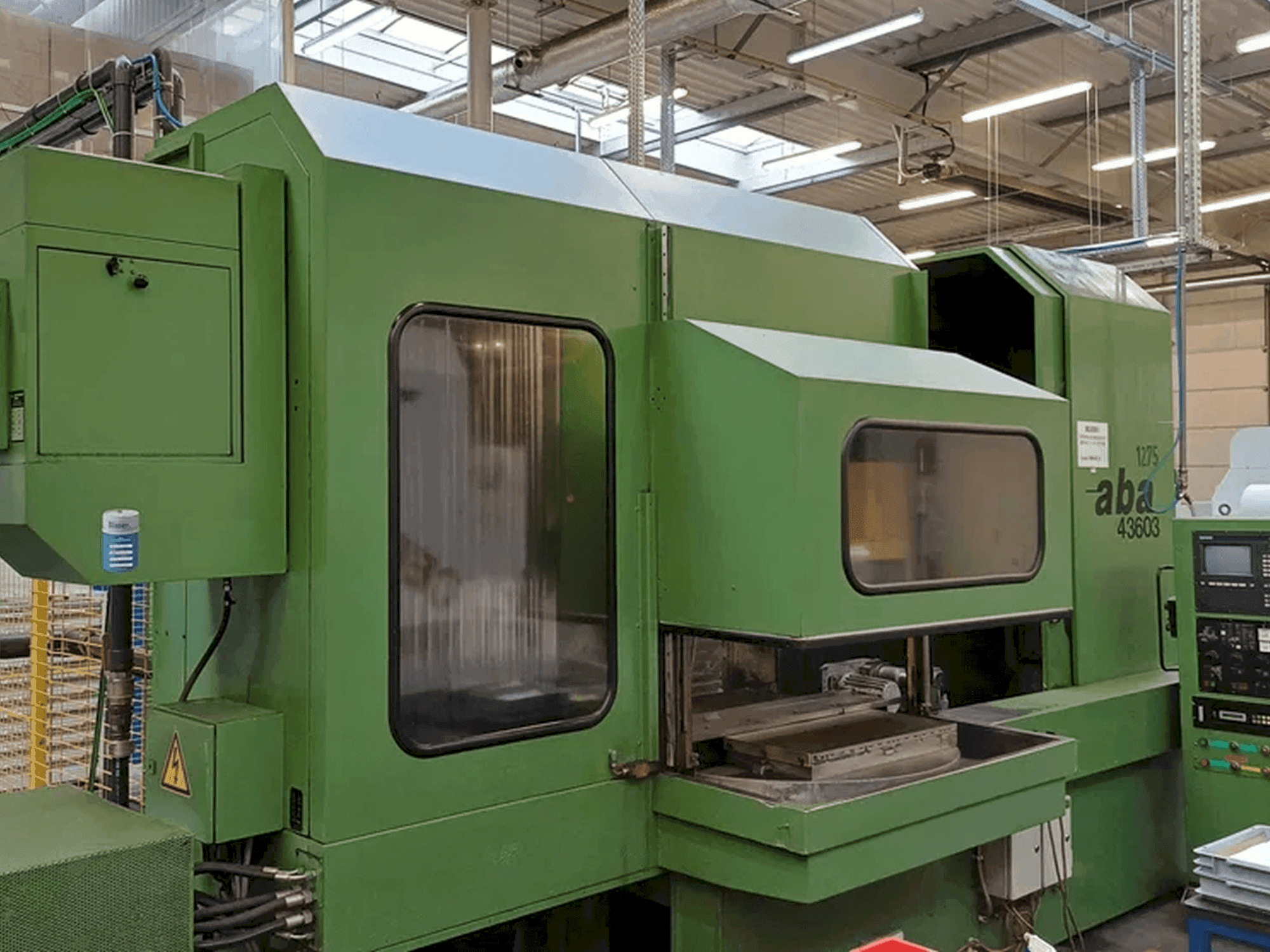 Front view of ABA PSM 1250 TT machine