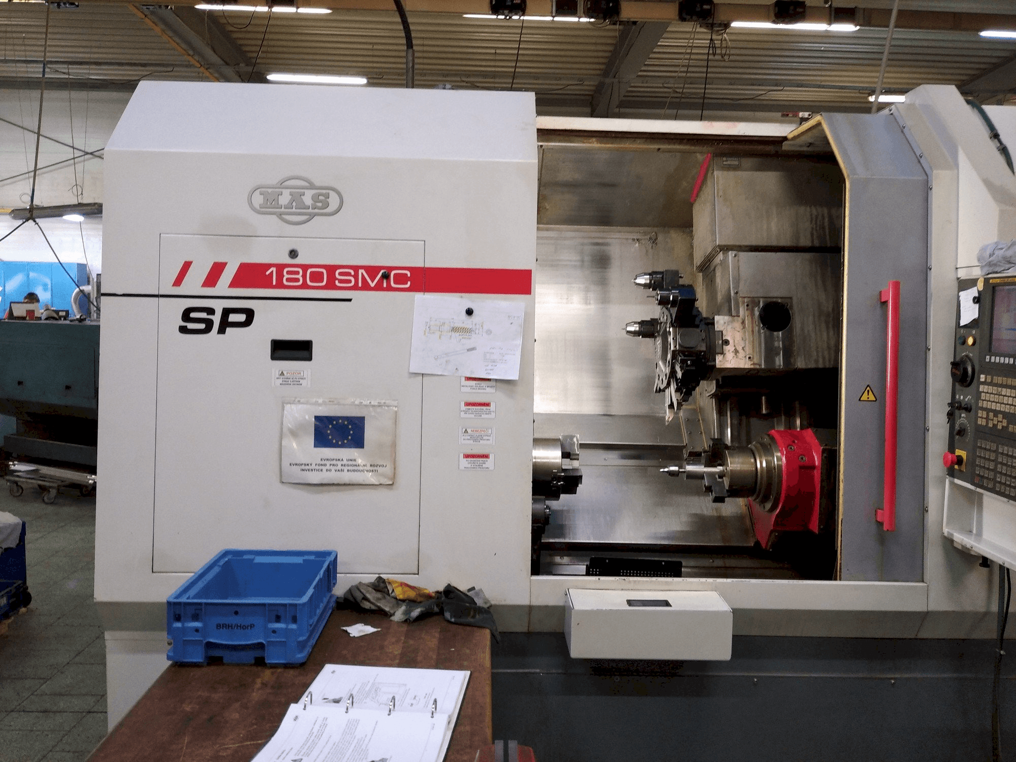 Front view of KOVOSVIT MAS SP 180 SMC machine