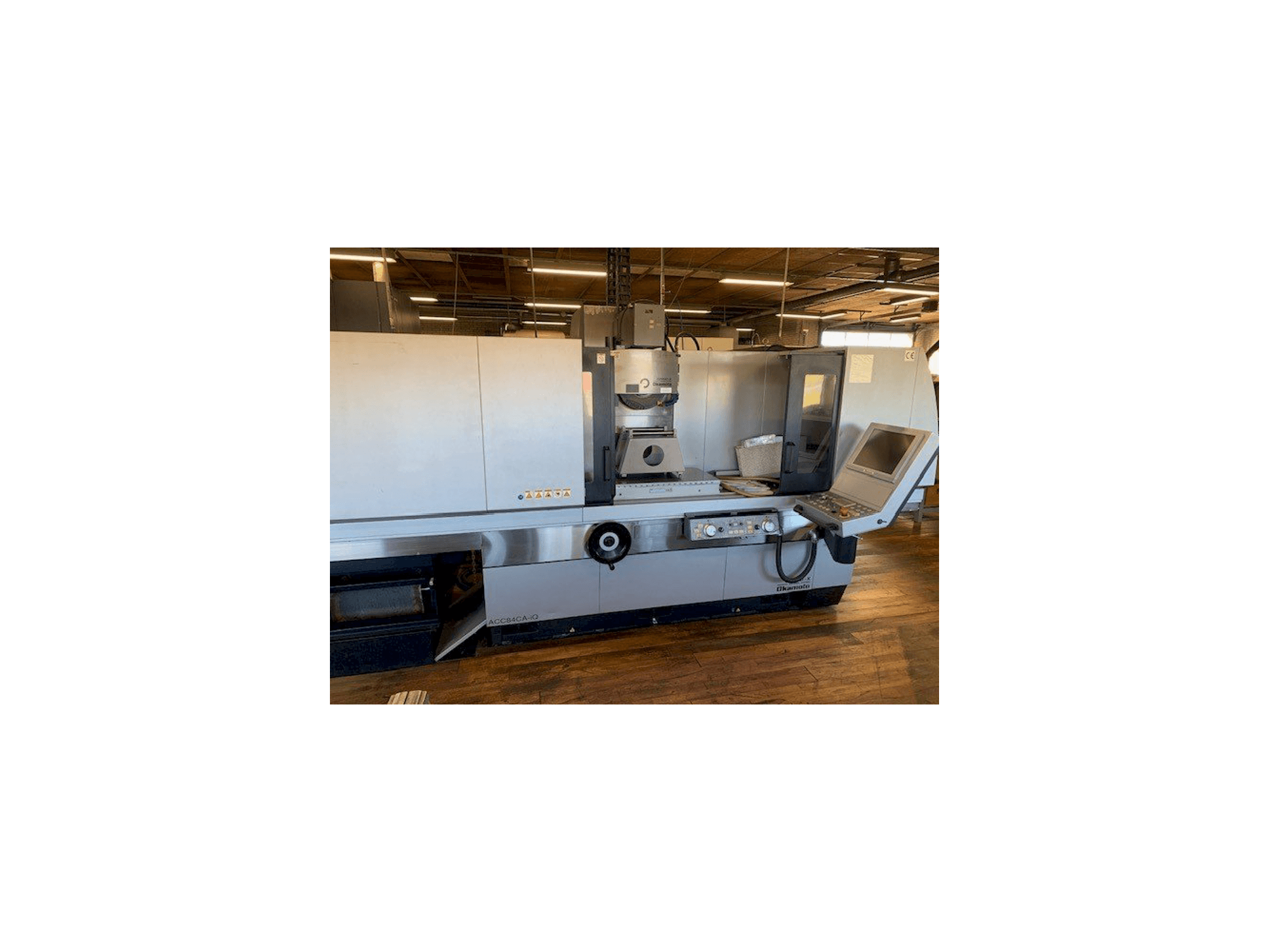 Front view of OKAMOTO ACC 84CA-iQ machine