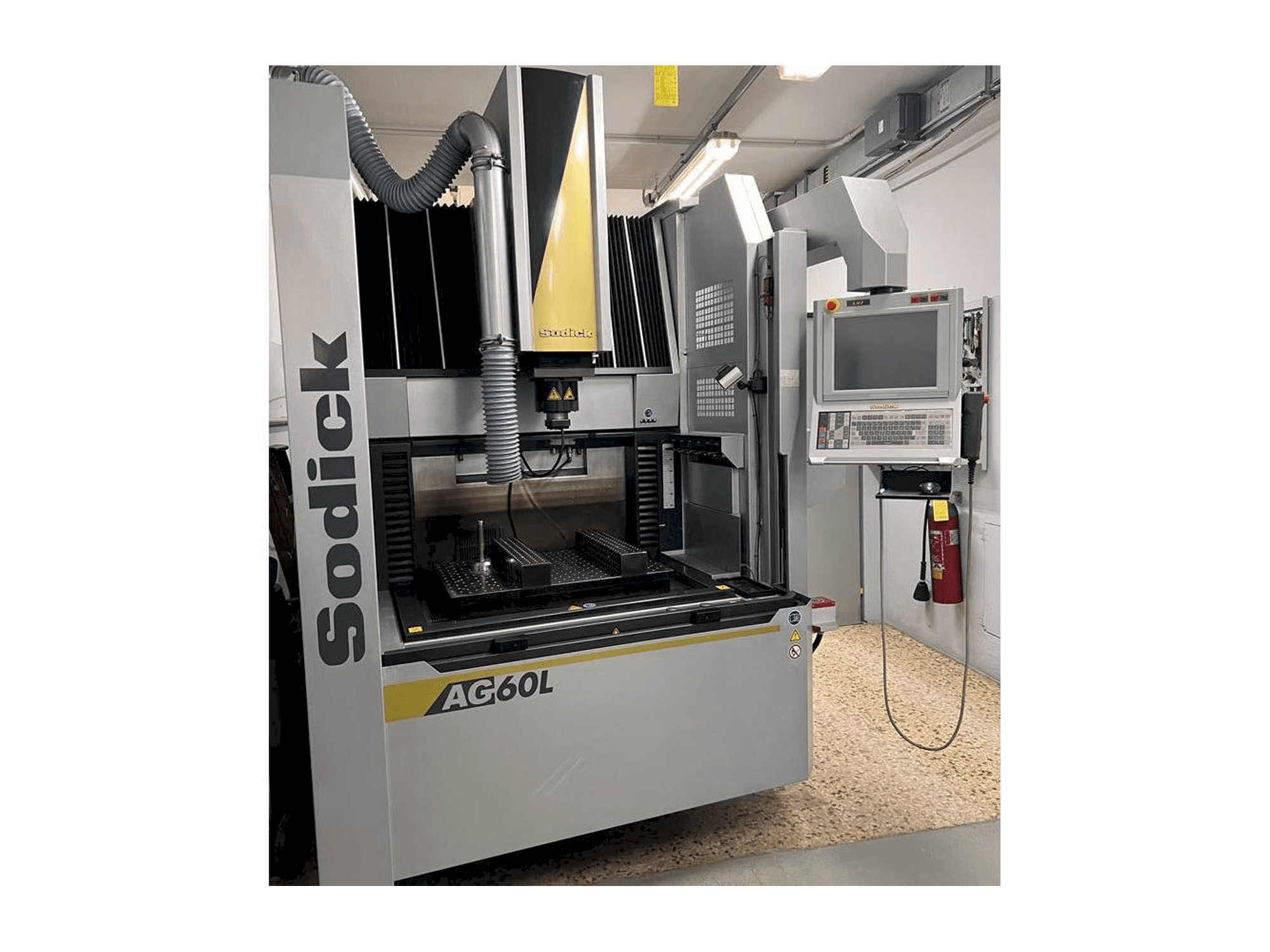 Front view of Sodick AG 60L machine