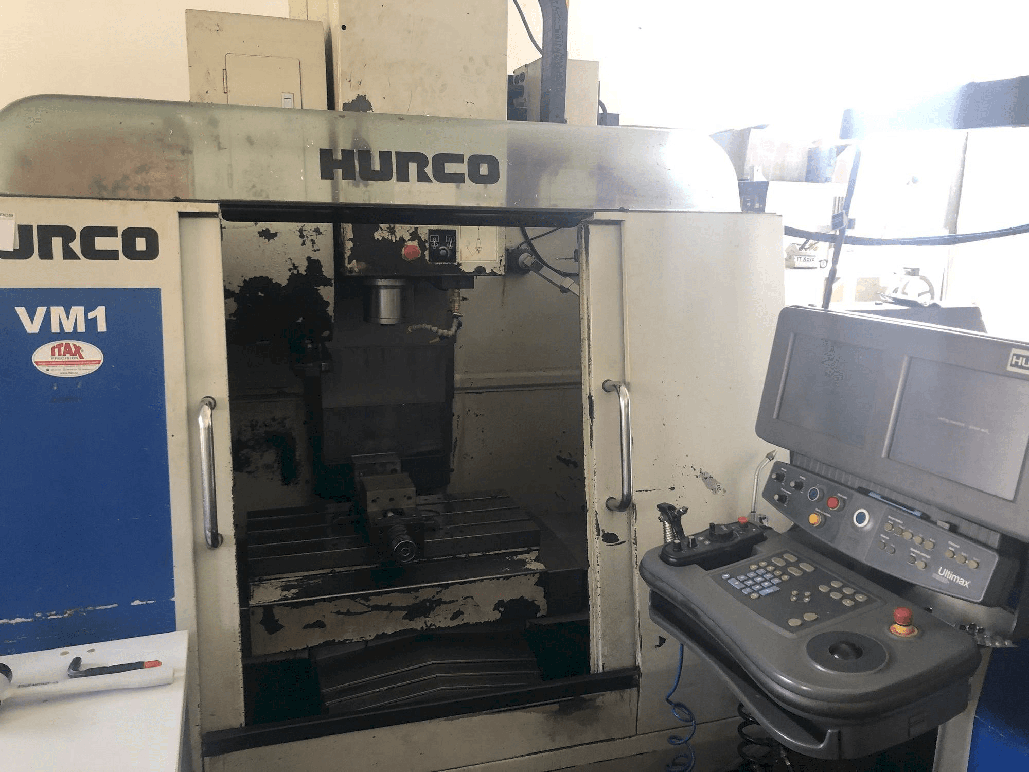 Front view of Hurco VM 1 machine