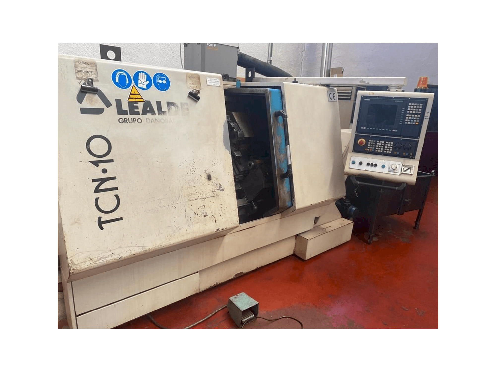 Front view of Lealde TCN-10 machine