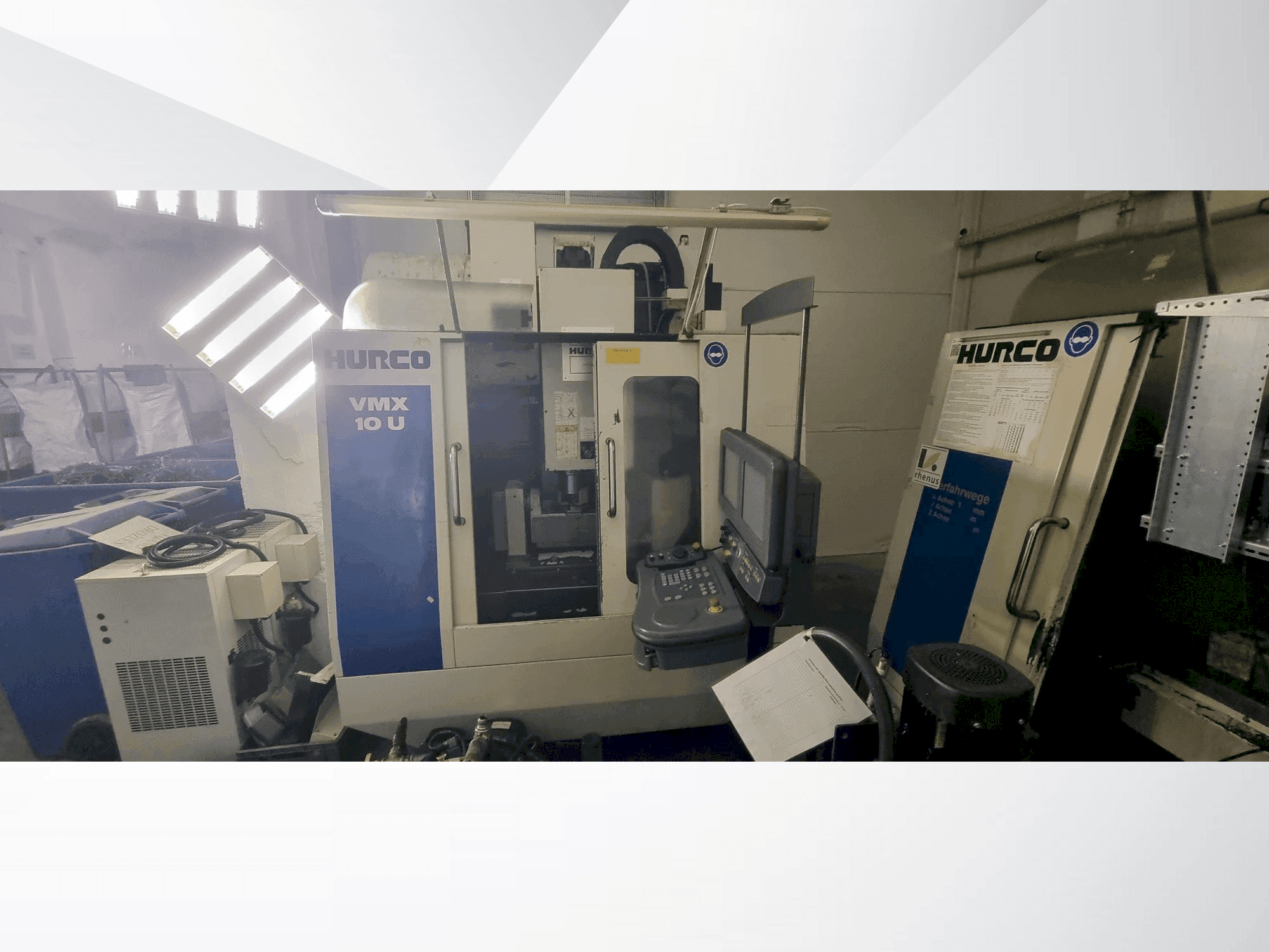 Front view of Hurco VMX 10U machine