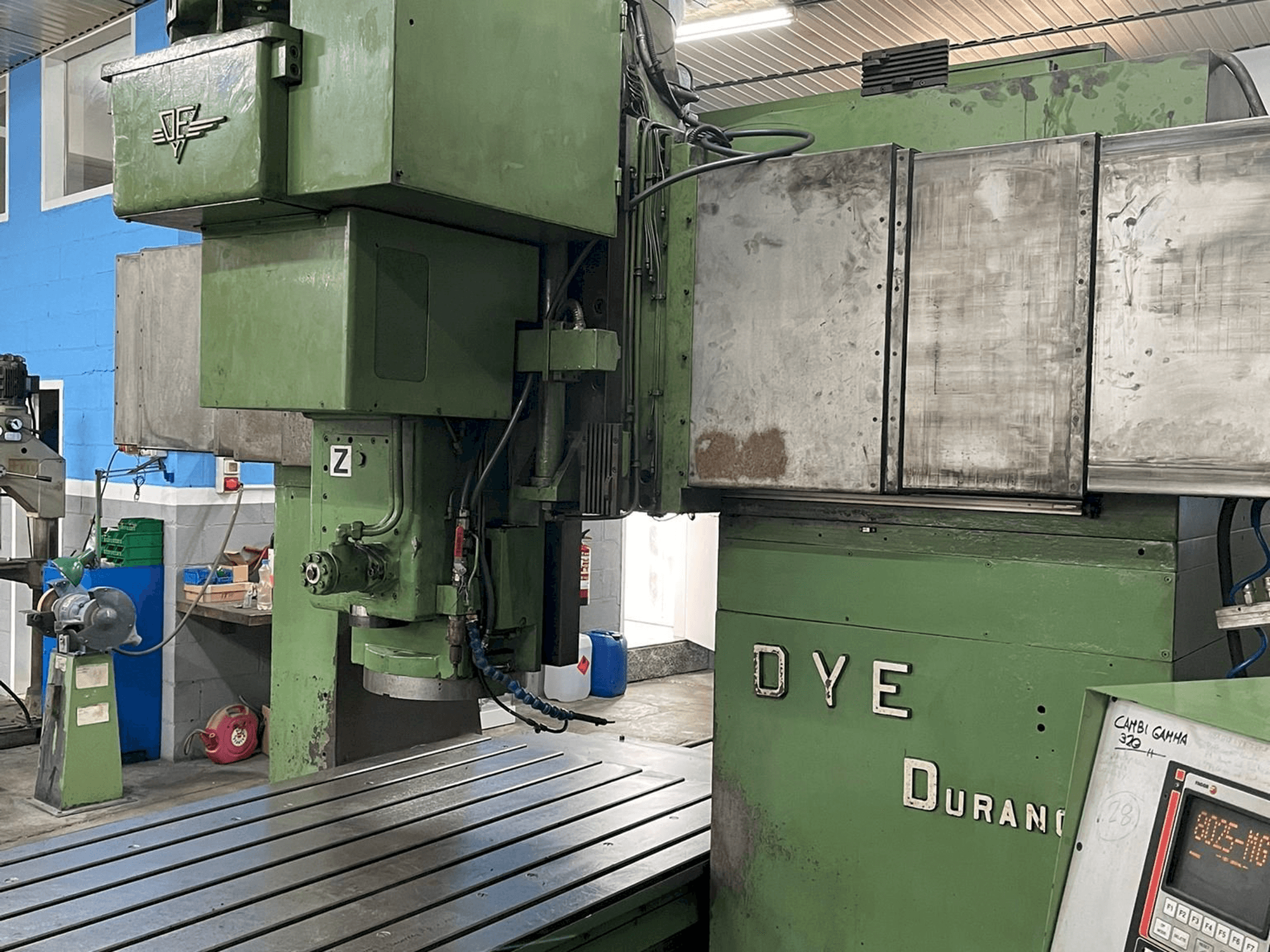 Front view of DYE FBF-C-N/C machine