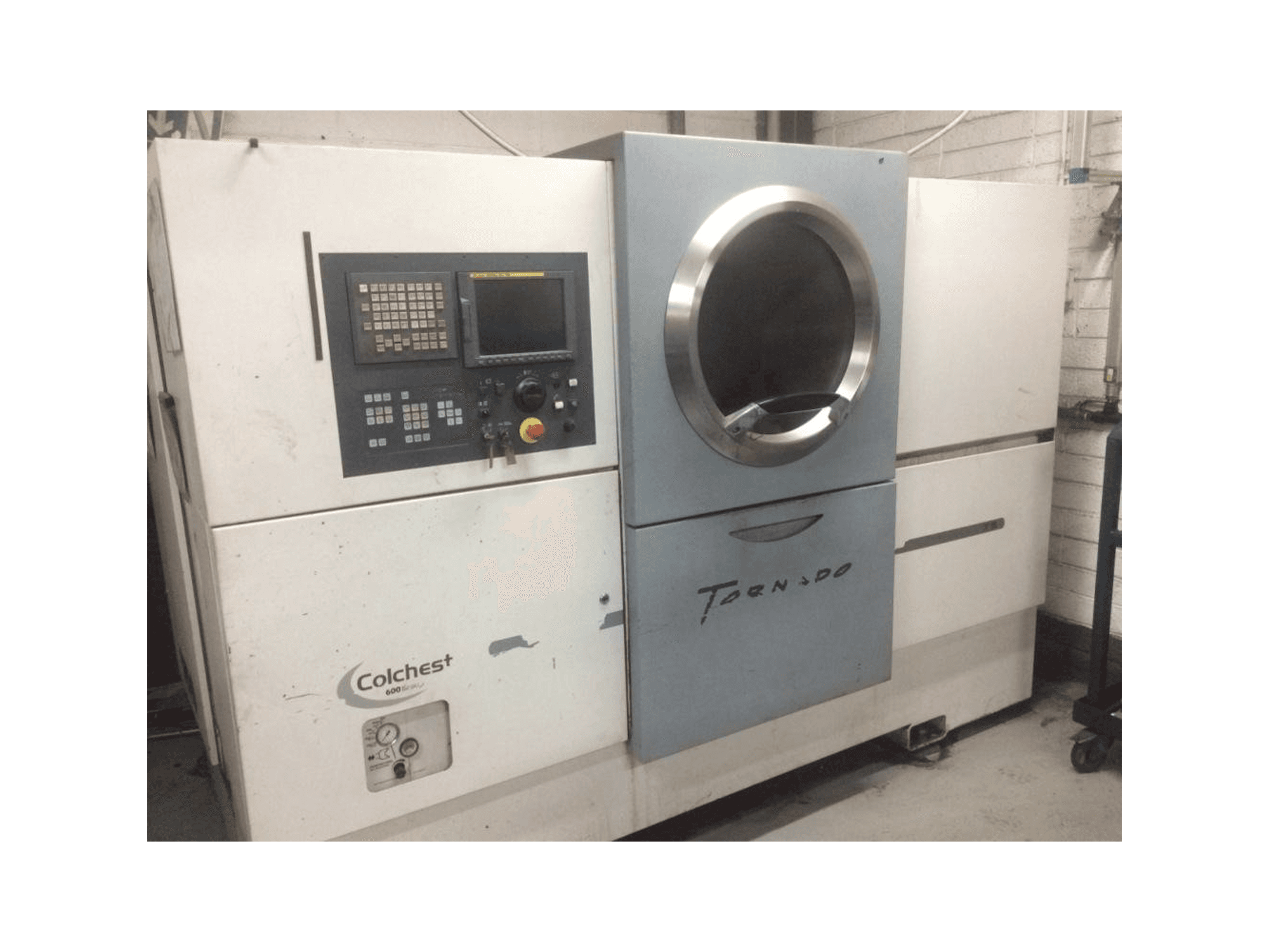 Front view of Colchester Tornado T8 machine