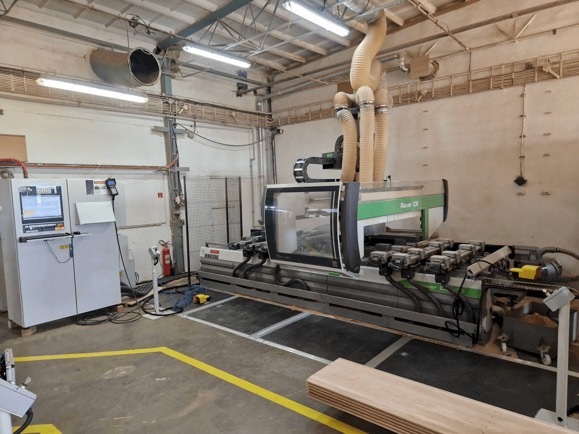 Front view of BIESSE ROVER C6.40 machine