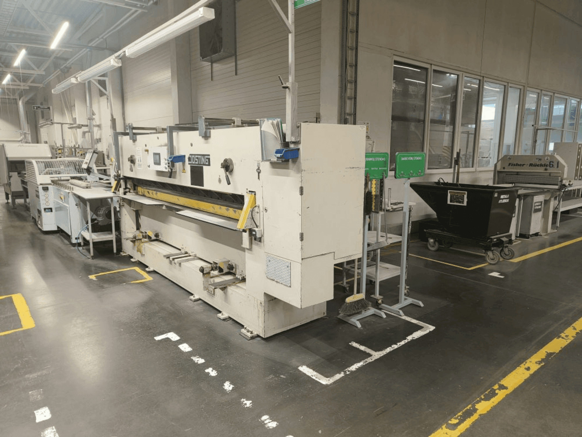 Front view of JOSTING ZFS 2800 machine