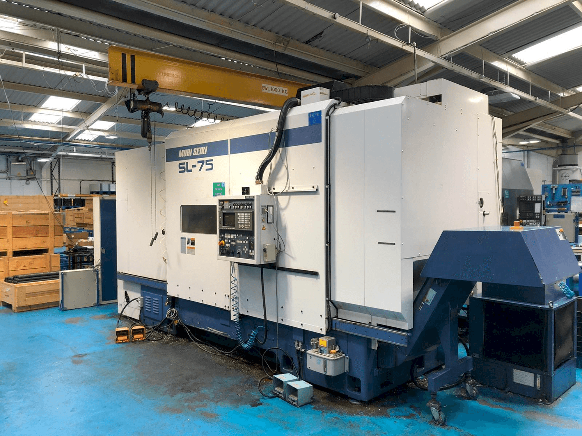 Front view of MORI SEIKI SL75 machine