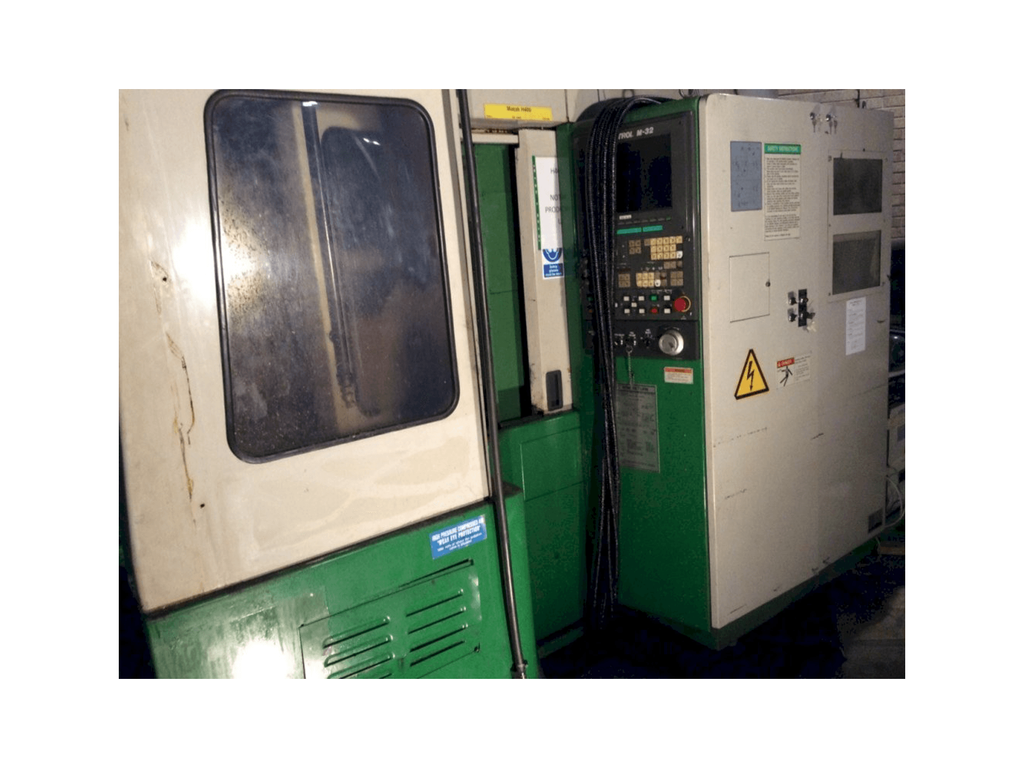 Front view of Mazak Mazatech H400 machine