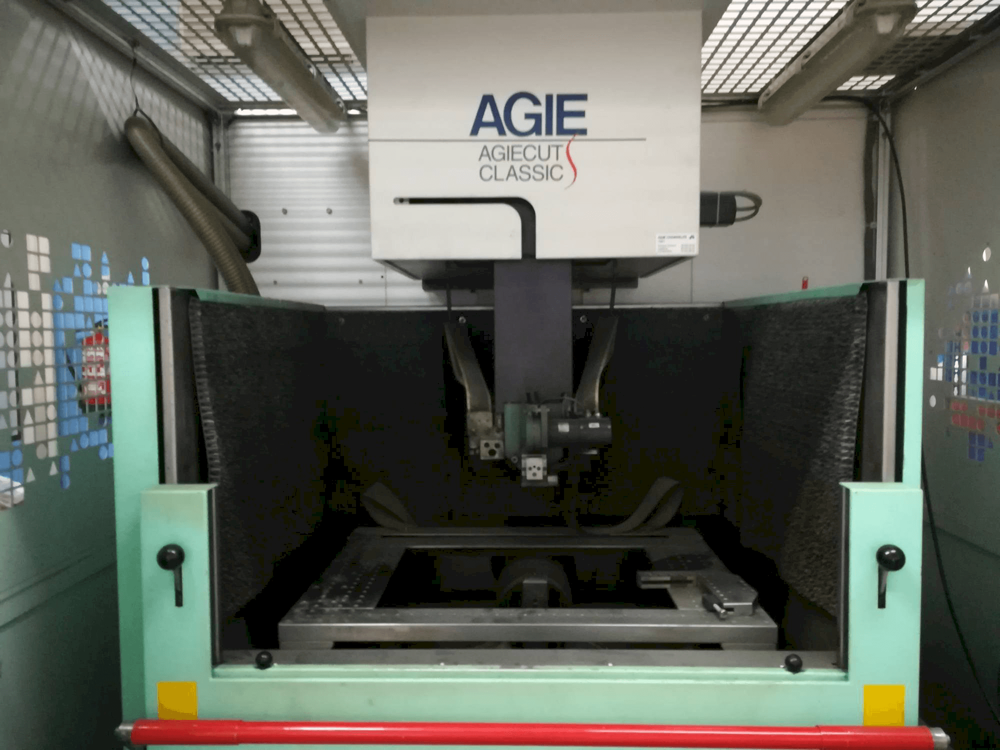 Front view of AGIE Agiecut Classic 3S machine