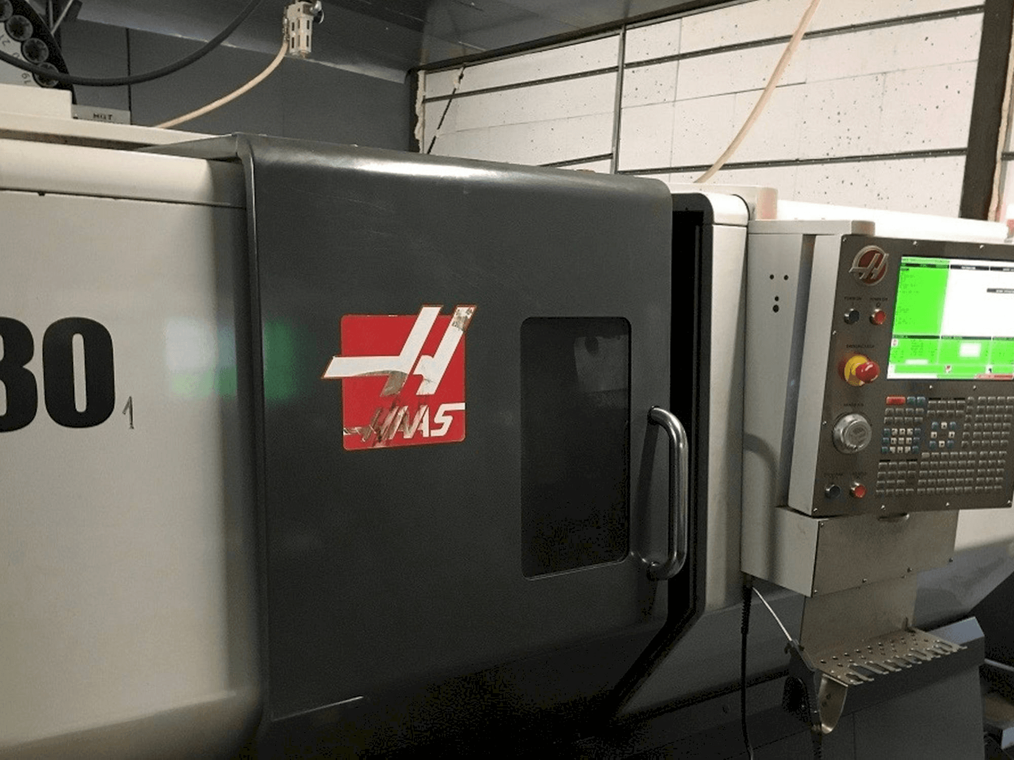 Front view of HAAS ST-30 machine