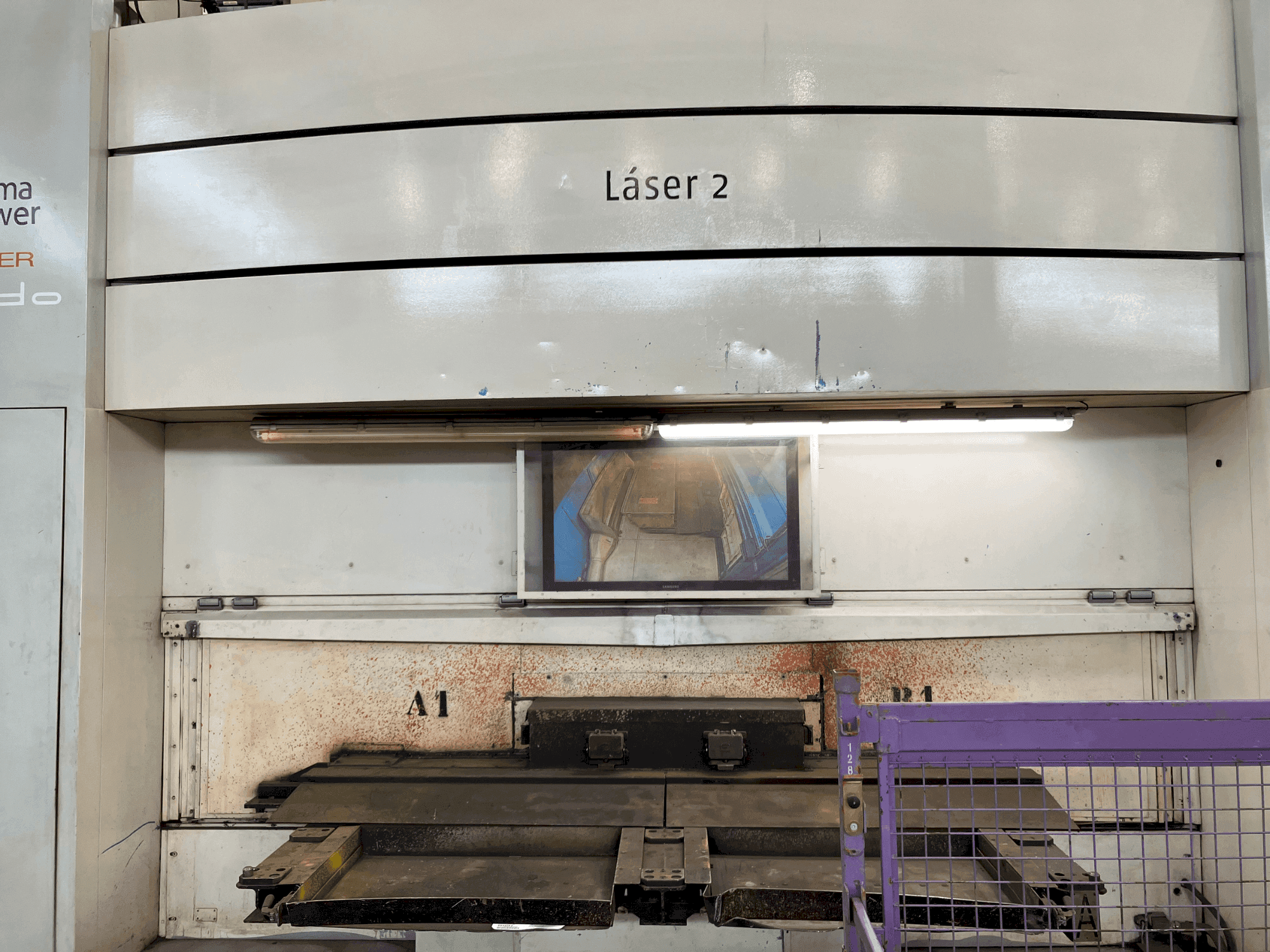 Front view of Prima Power Rapido machine