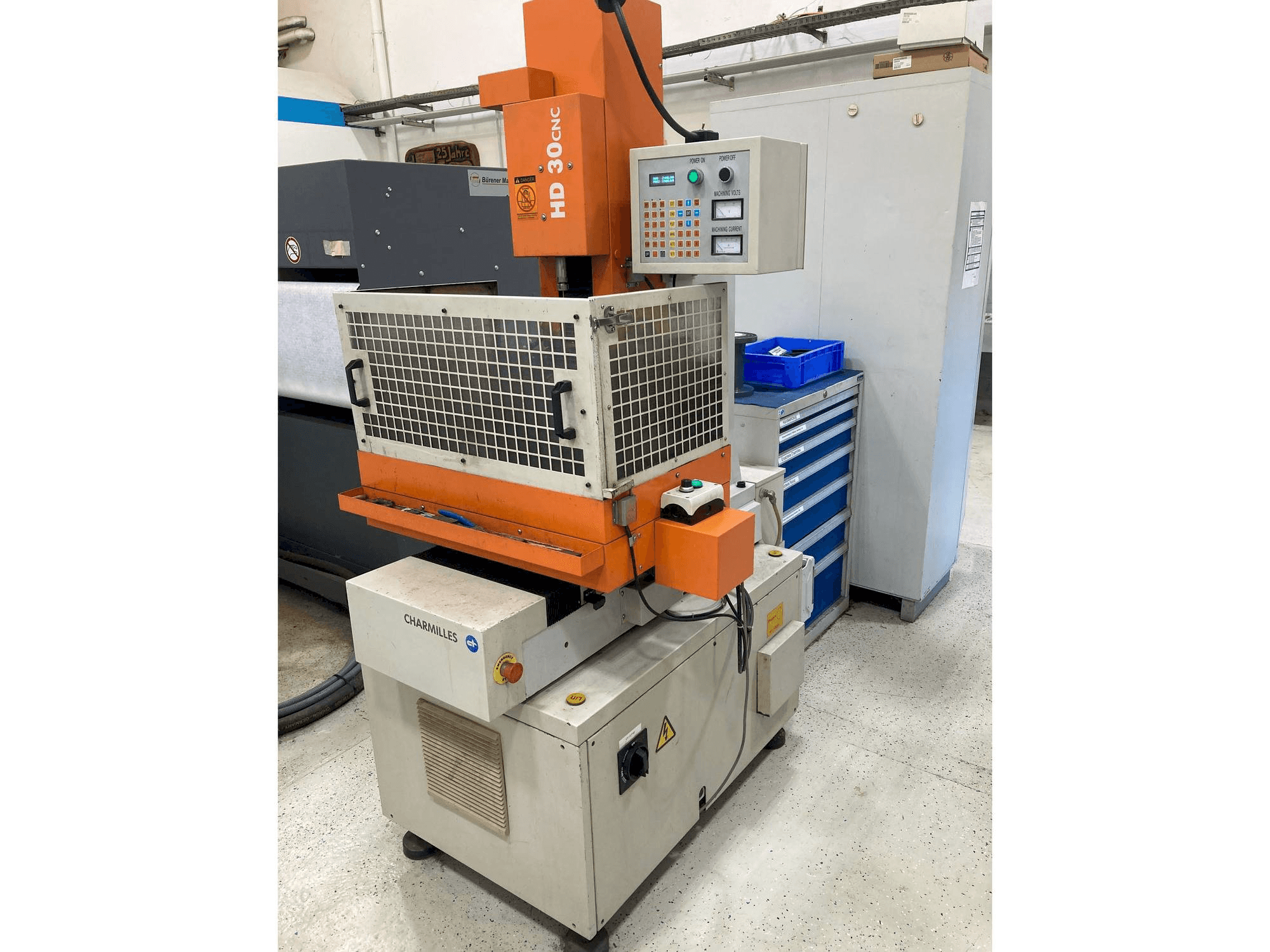 Front view of CHARMILLES HD30CNC machine