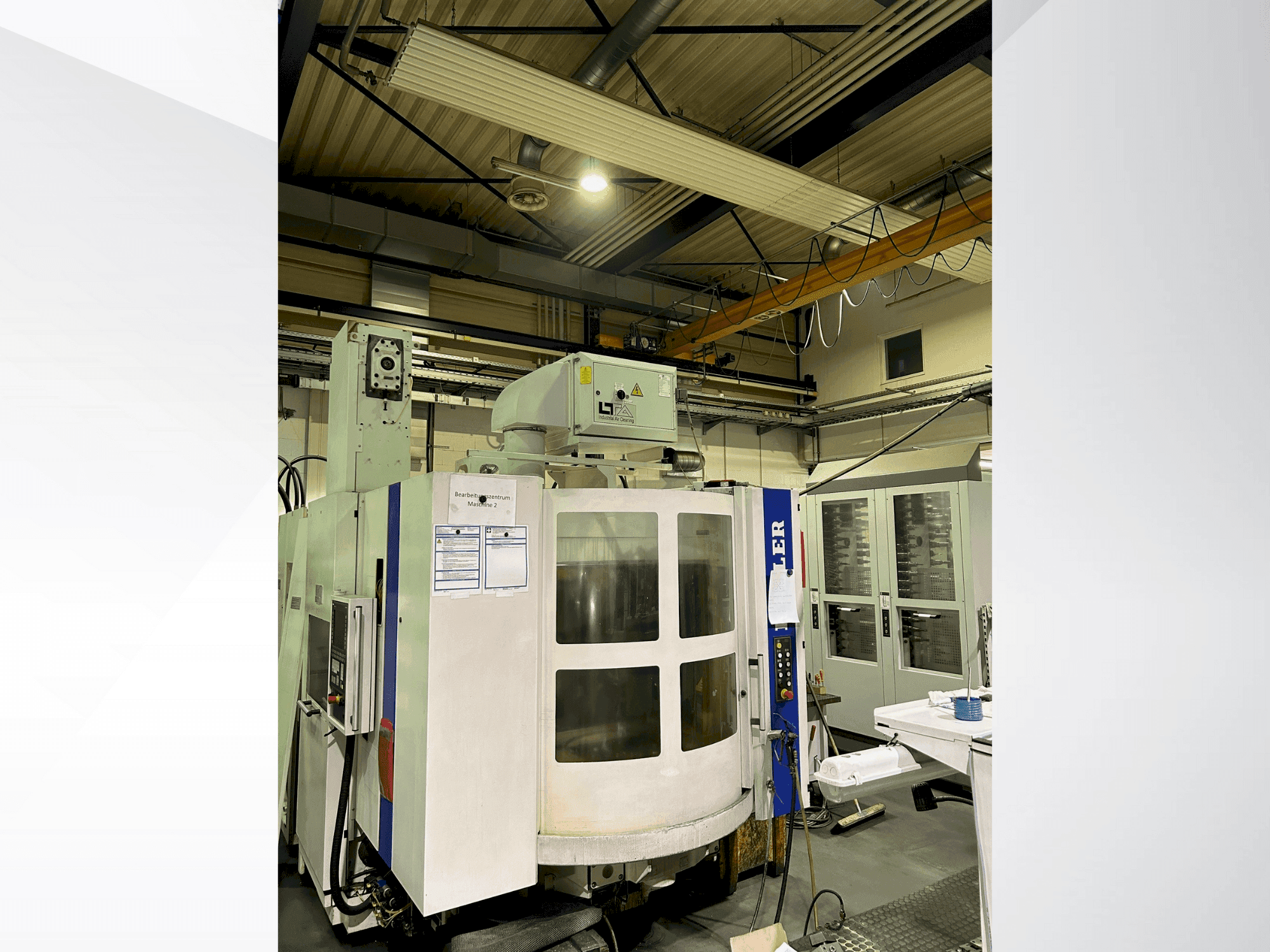 Front view of HELLER MC16 machine