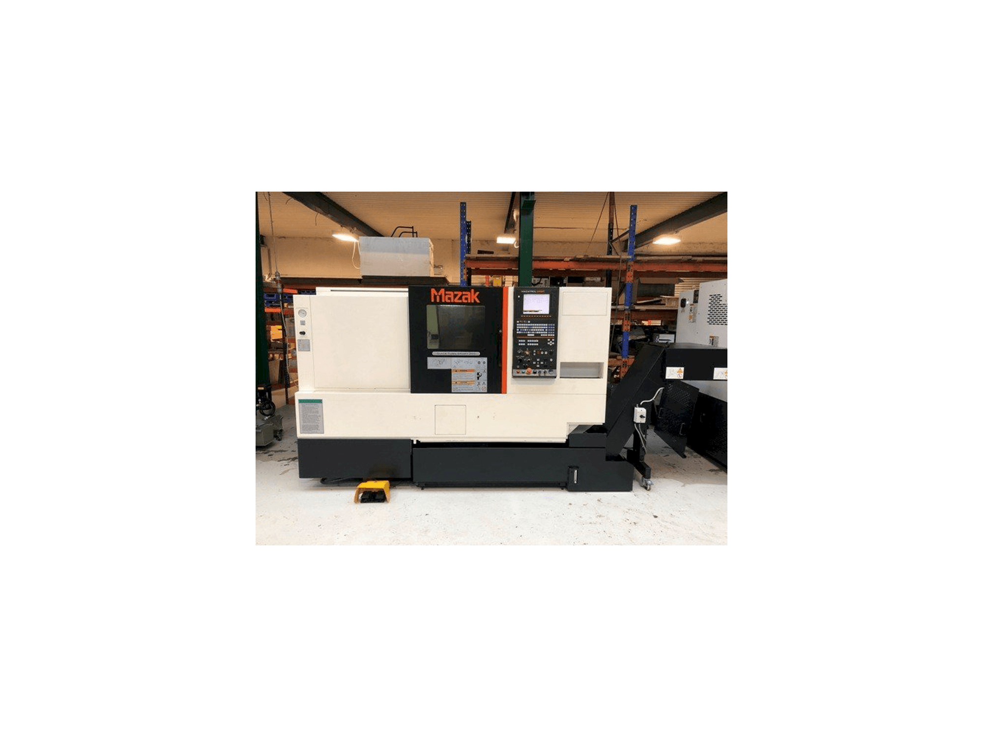 Front view of Mazak Quick Turn Smart 200 machine