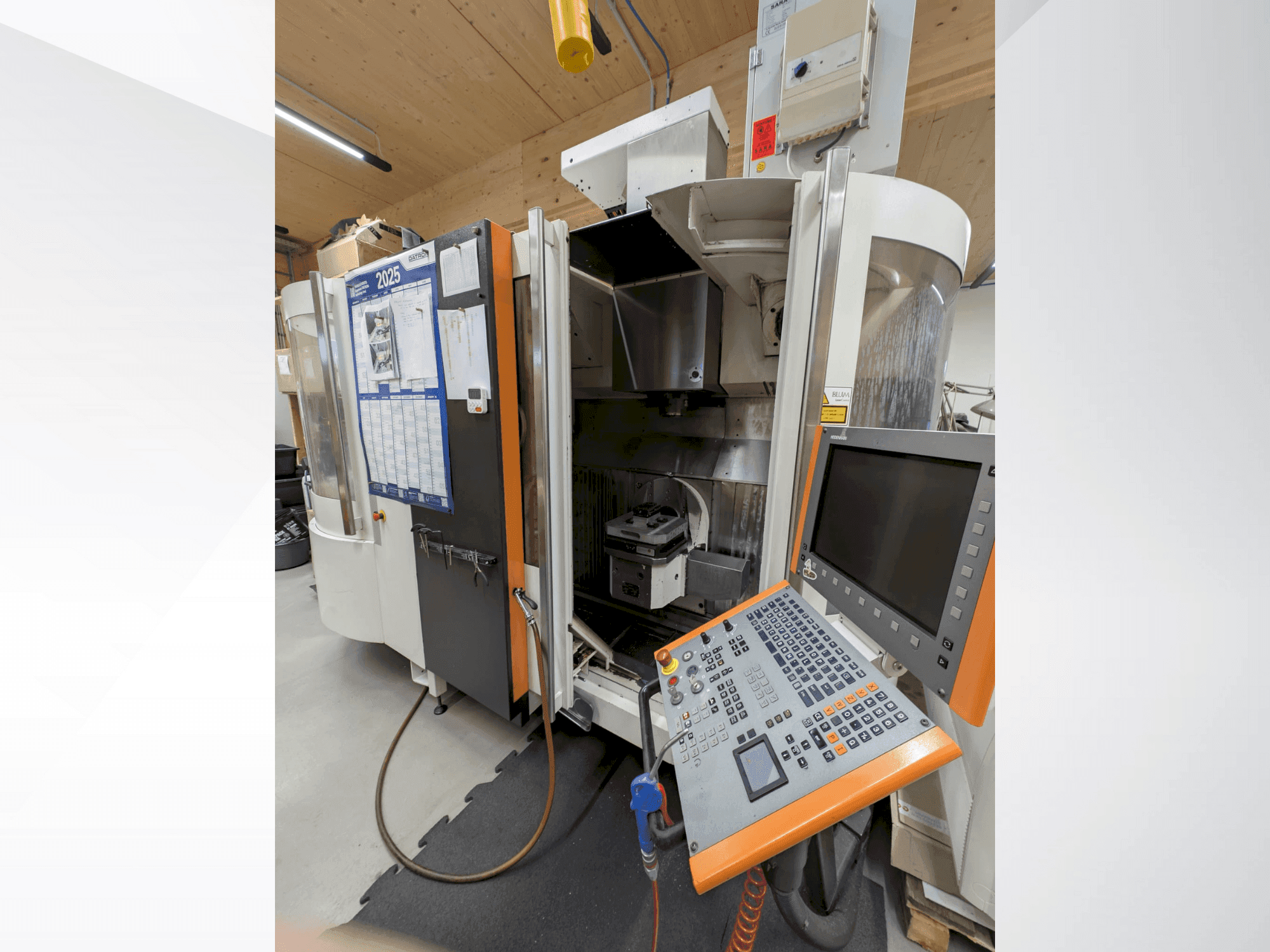 Front view of MIKRON UCP 600 Vario machine