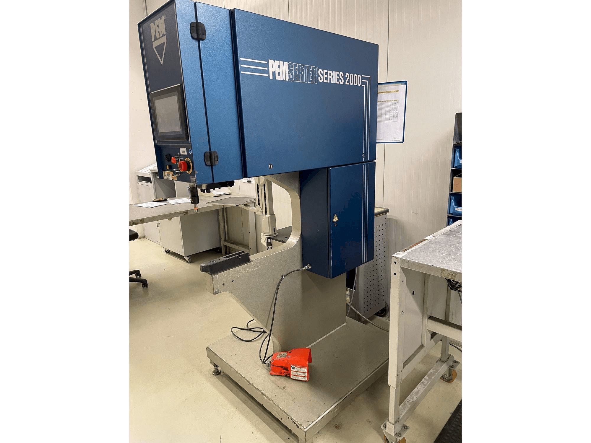 Front view of PEM-SERTER Series 2000A machine