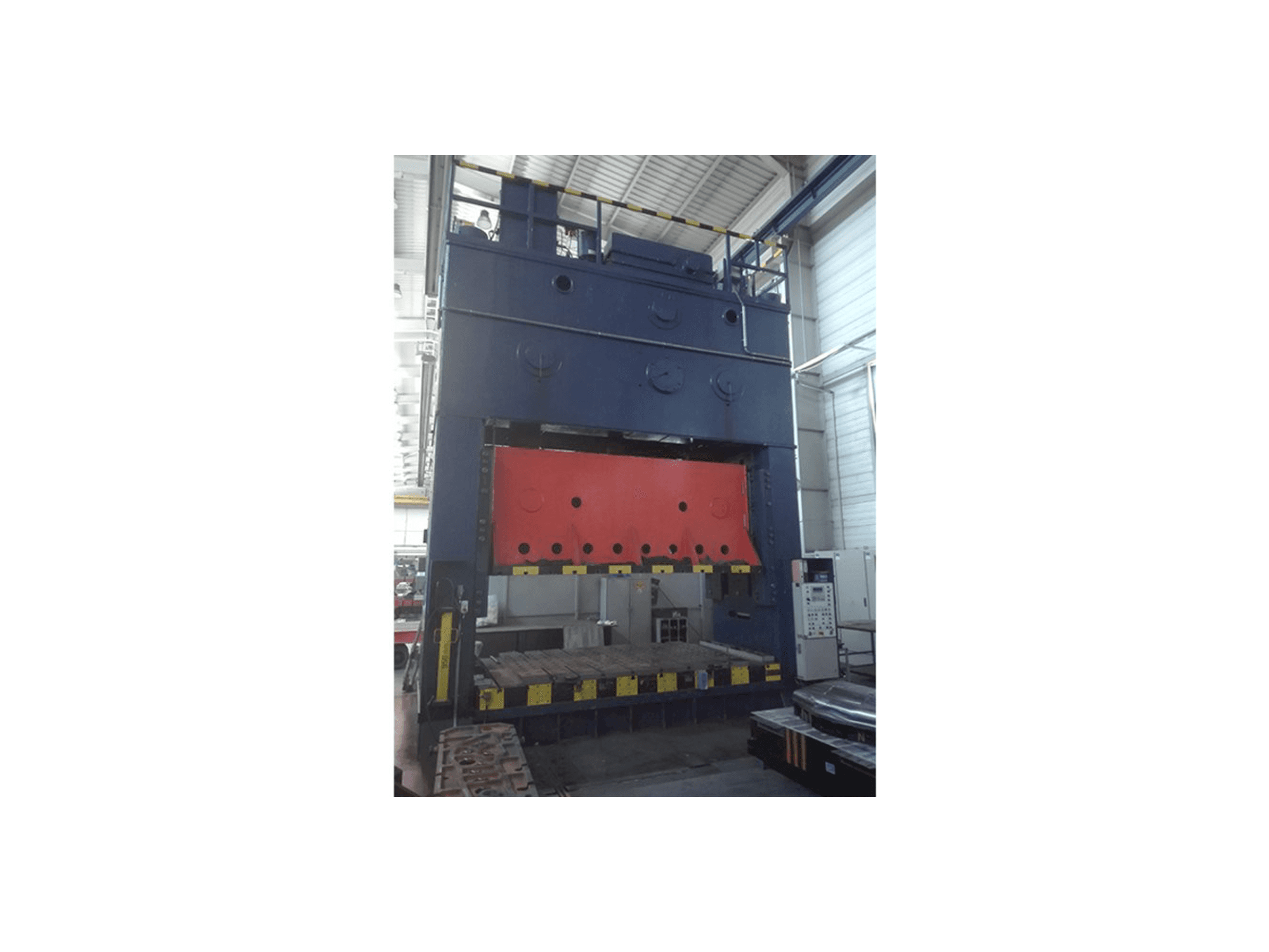 Front view of Erfurt PKZZ 1000/4000 machine