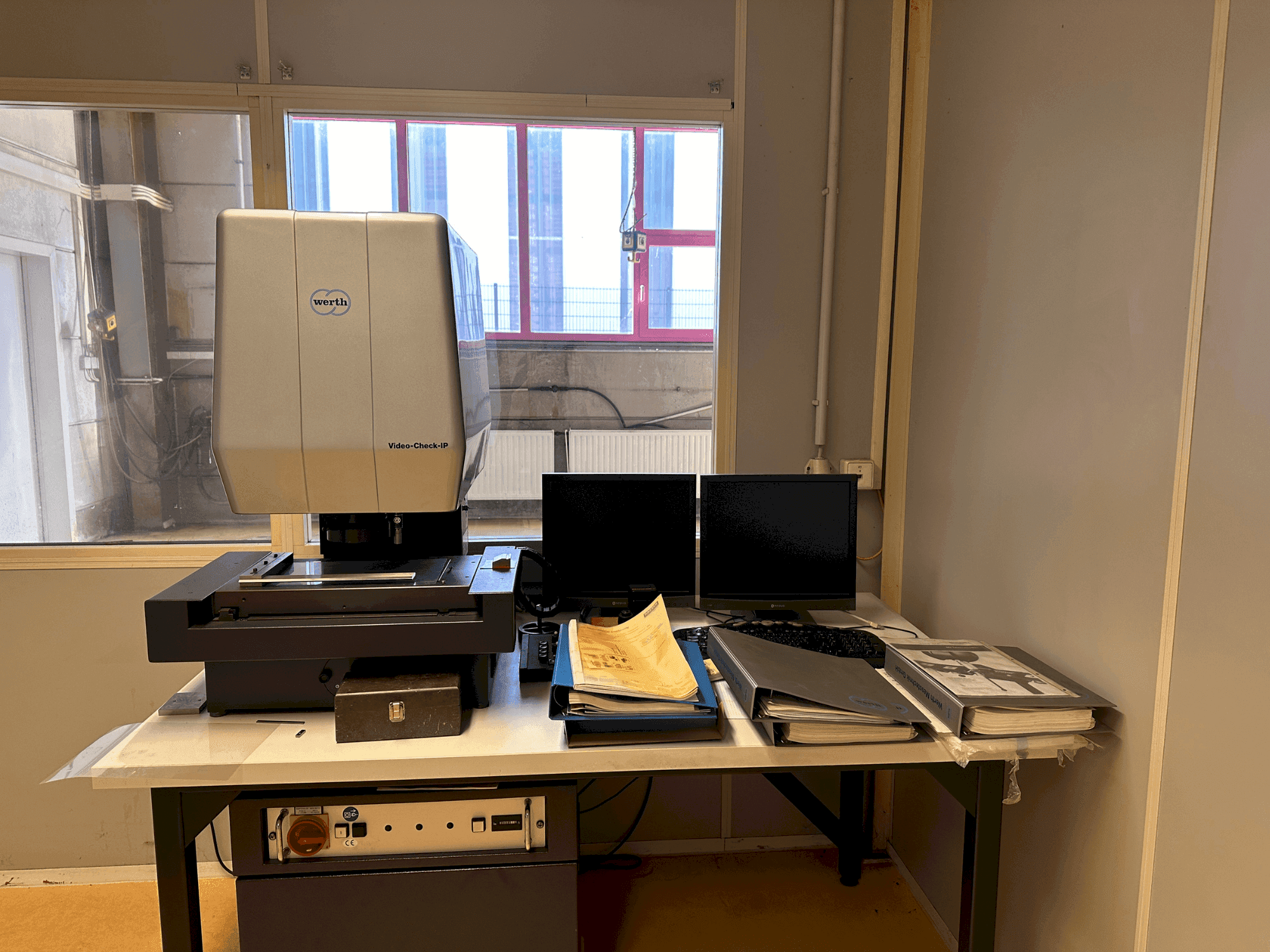 Front view of Werth Video-Check IP 250x125 3D CNC machine