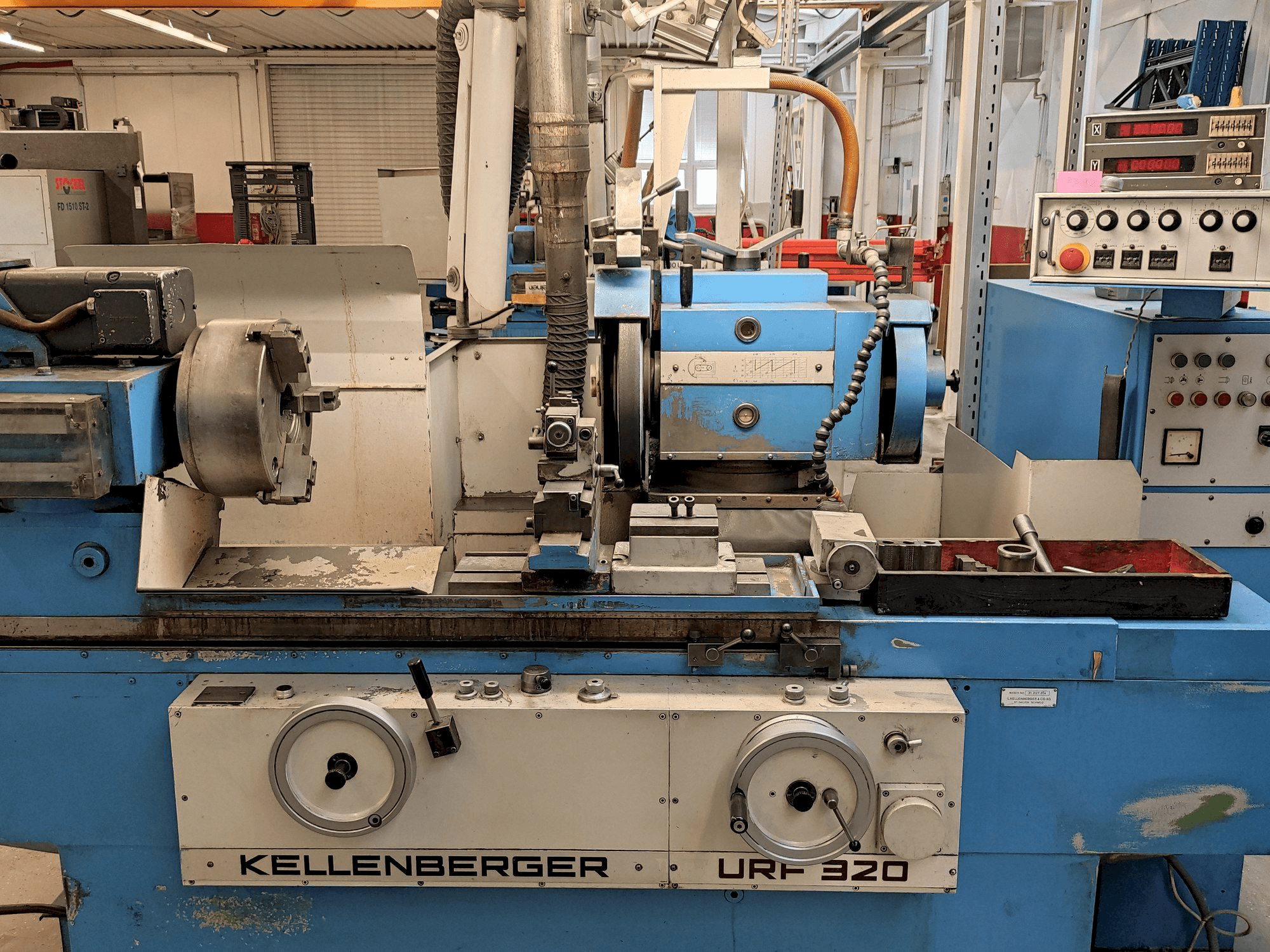 Front view of KELLENBERGER URF 320 machine