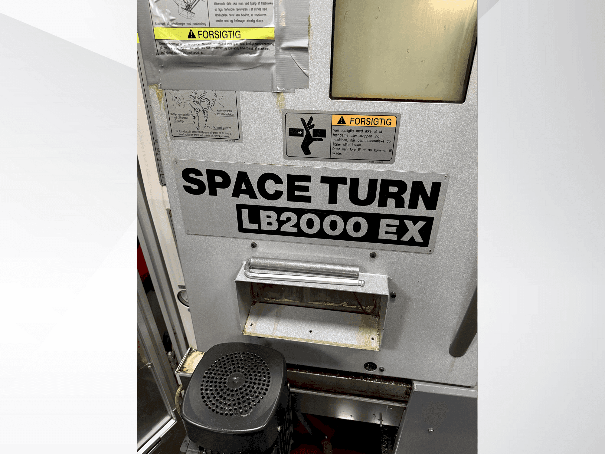 Front view of Okuma Space Turn LB2000 EX machine