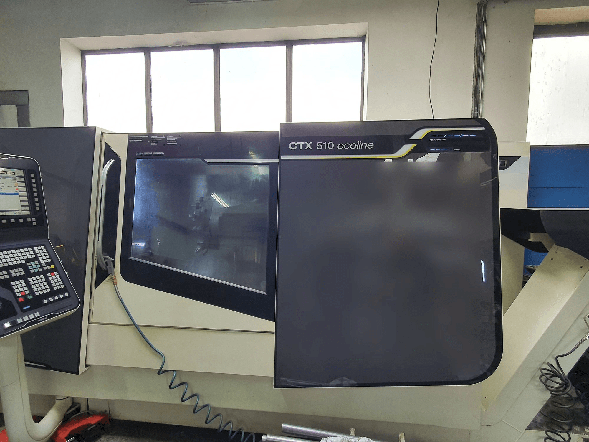 Front view of DMG MORI CTX 510 V3 Ecoline machine