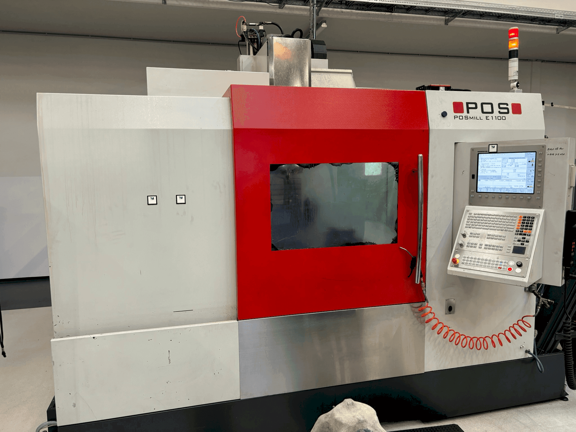 Front view of POSmill E 1100 machine