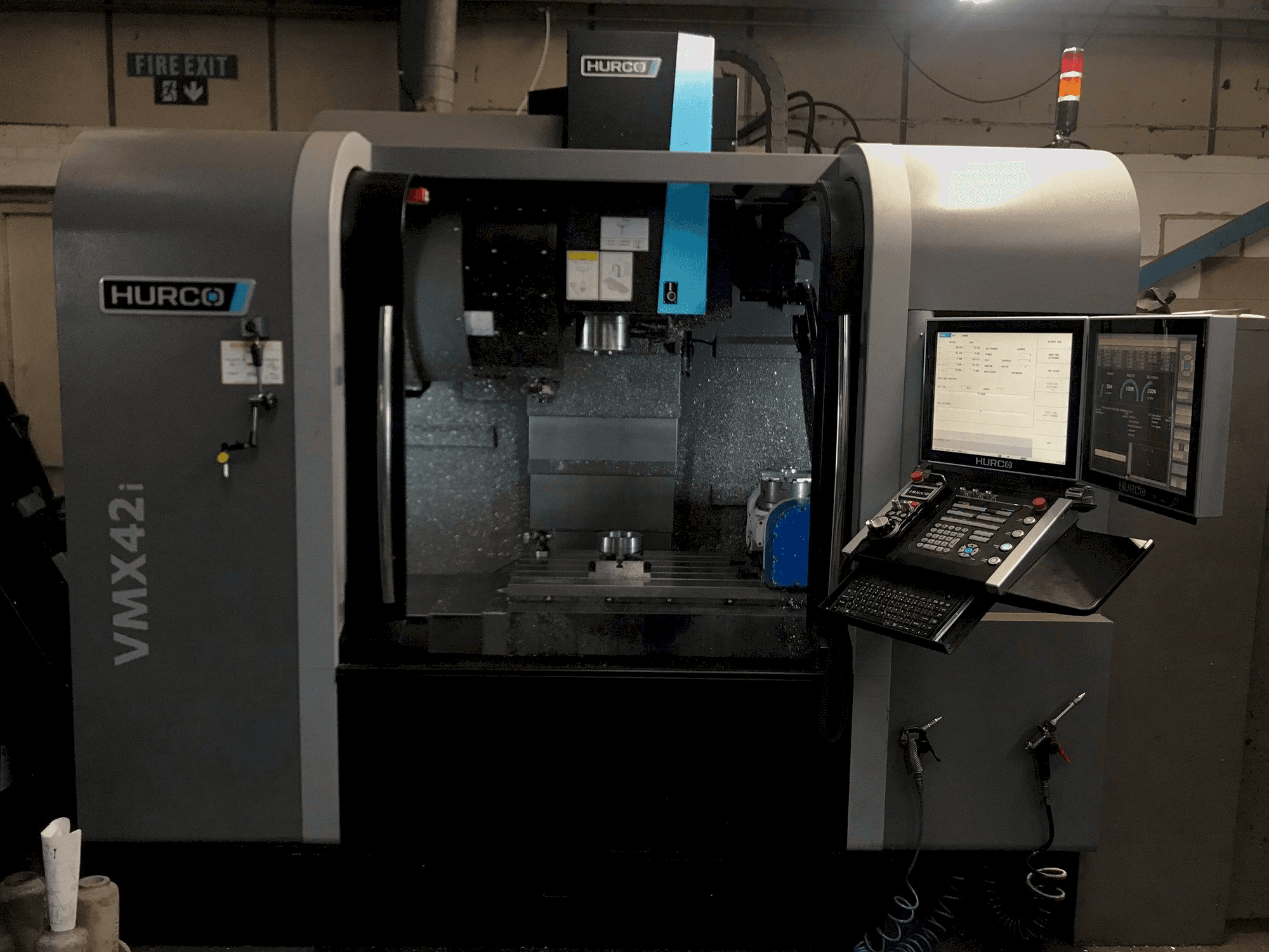 Front view of Hurco VMX42i machine