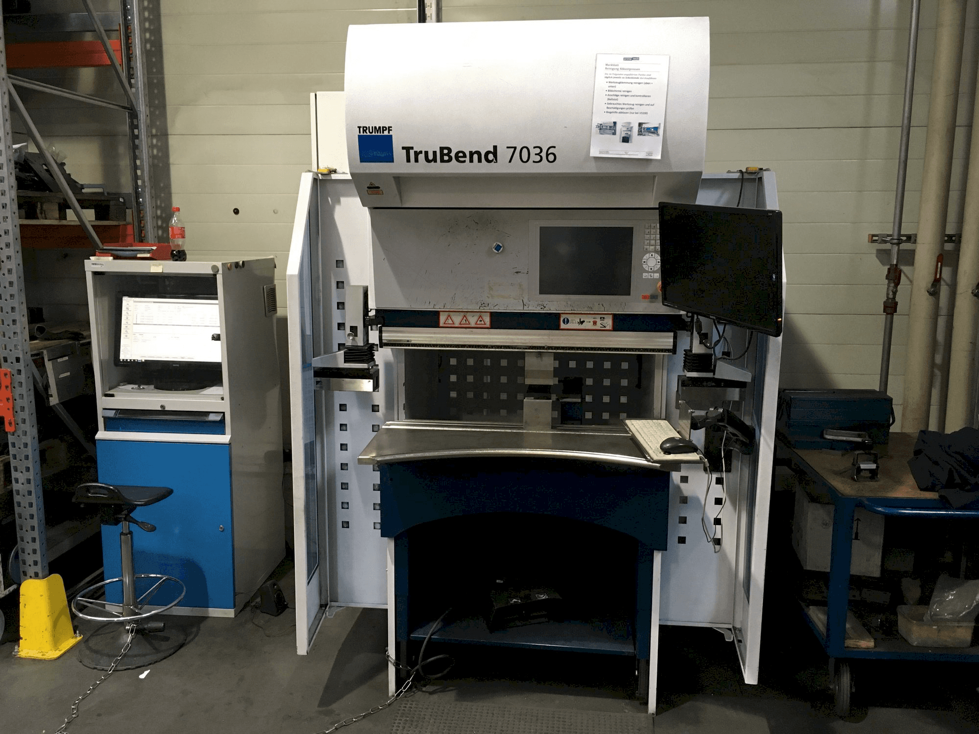 Front view of Trumpf TruBend 7036 machine