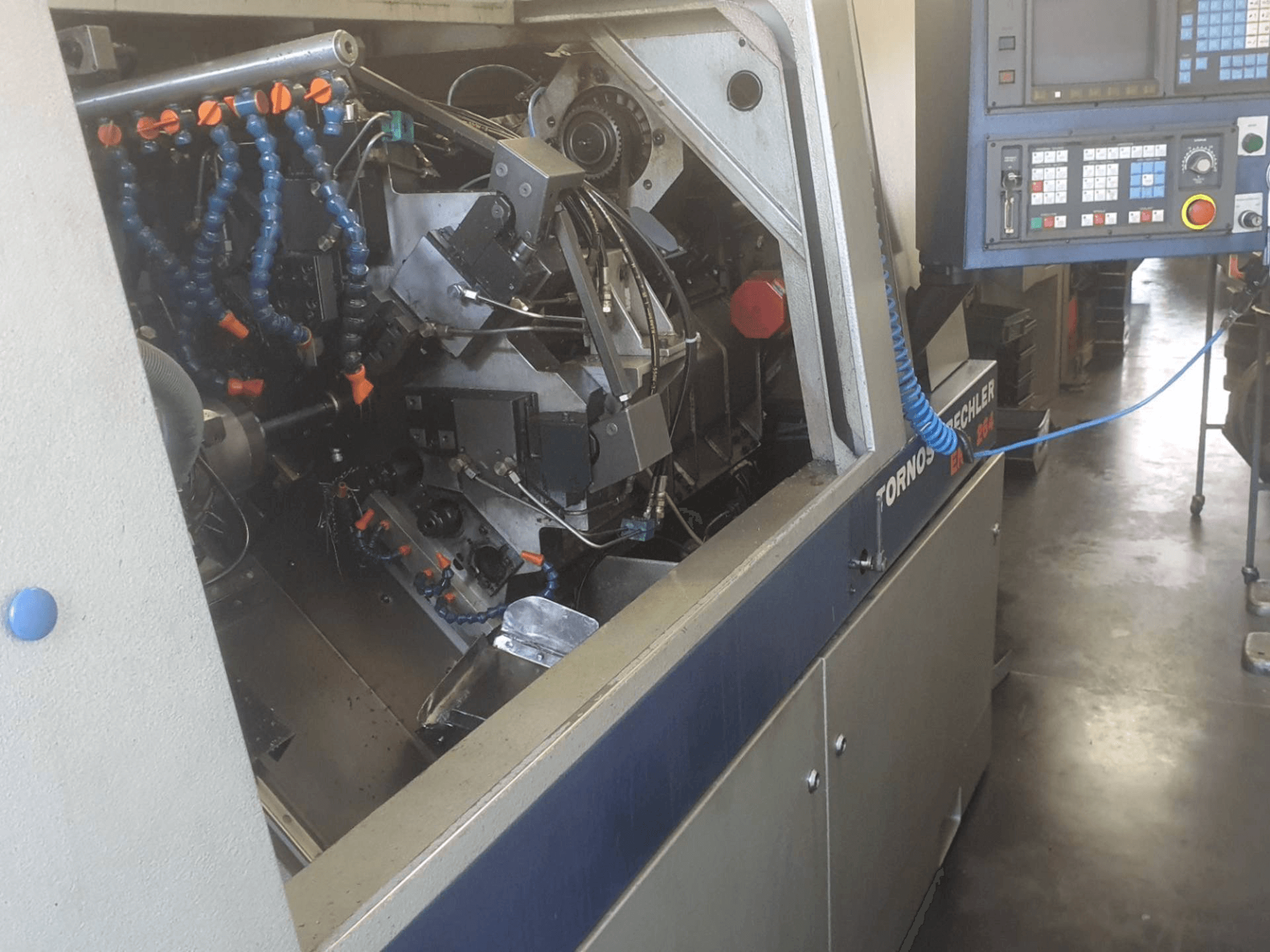 Front view of Tornos-Bechler ENC 264 machine
