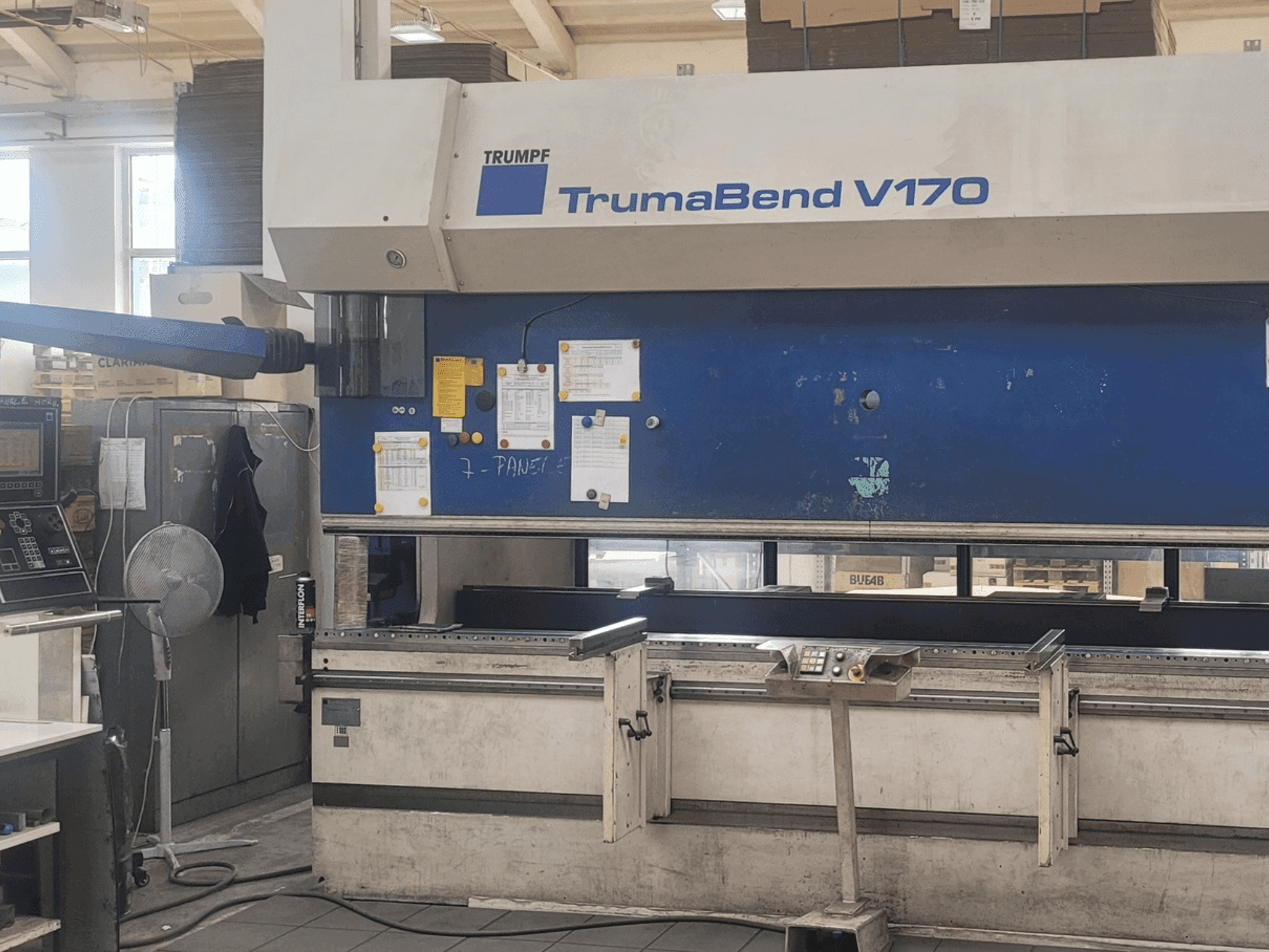 Front view of TRUMPF TrumaBend V170 machine