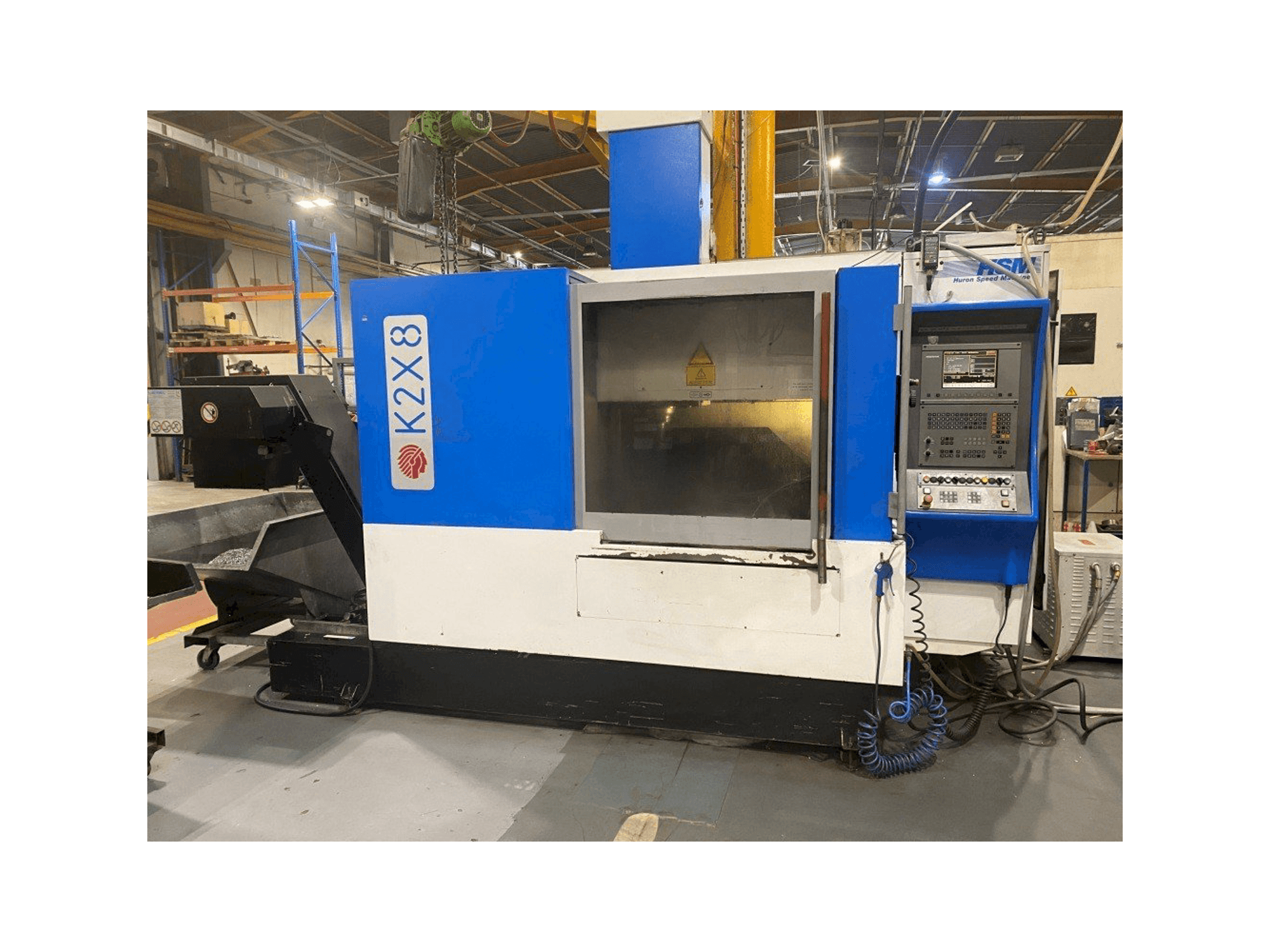 Front view of Huron K2X8 machine