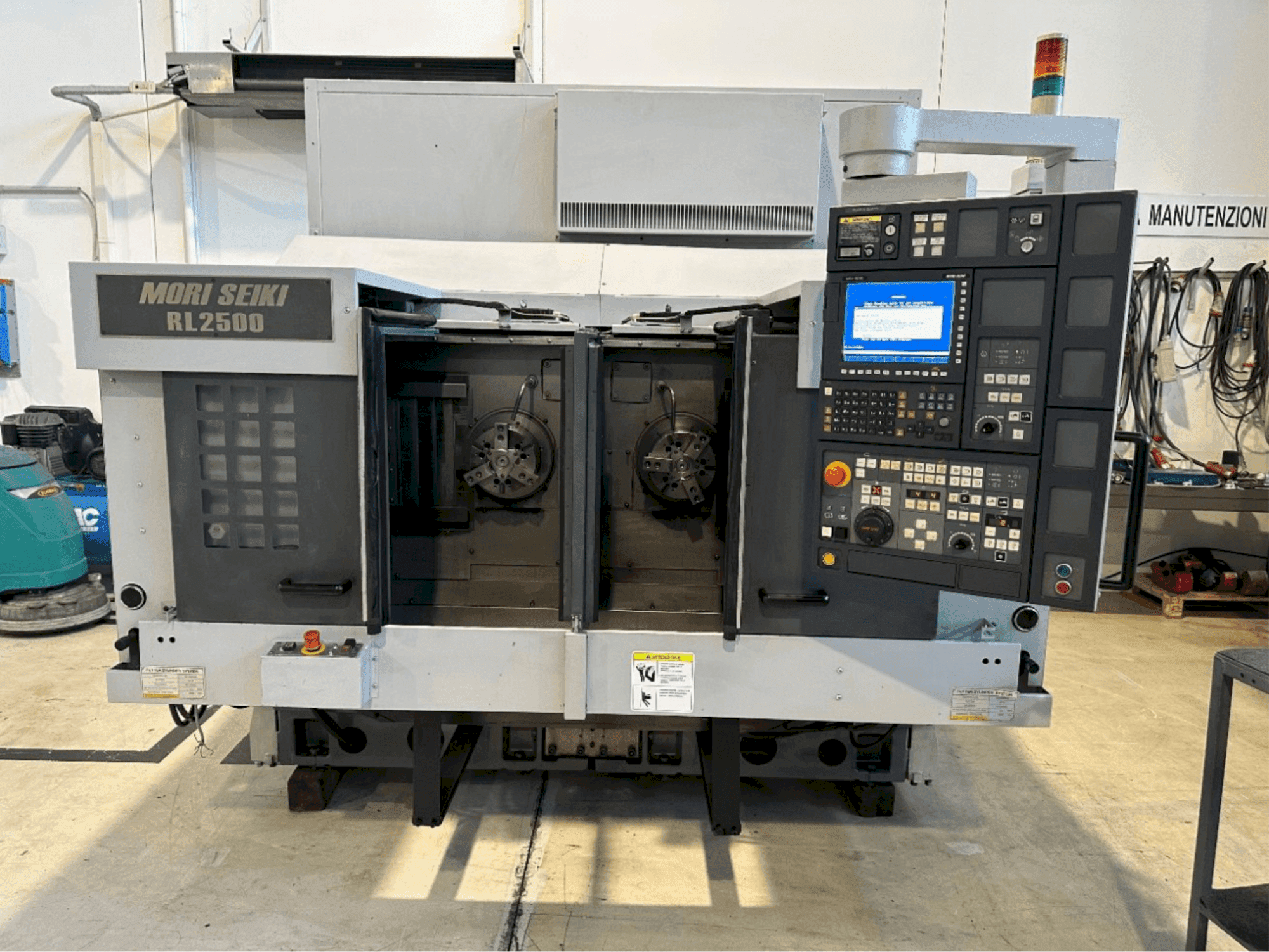 Front view of MORI SEIKI machine