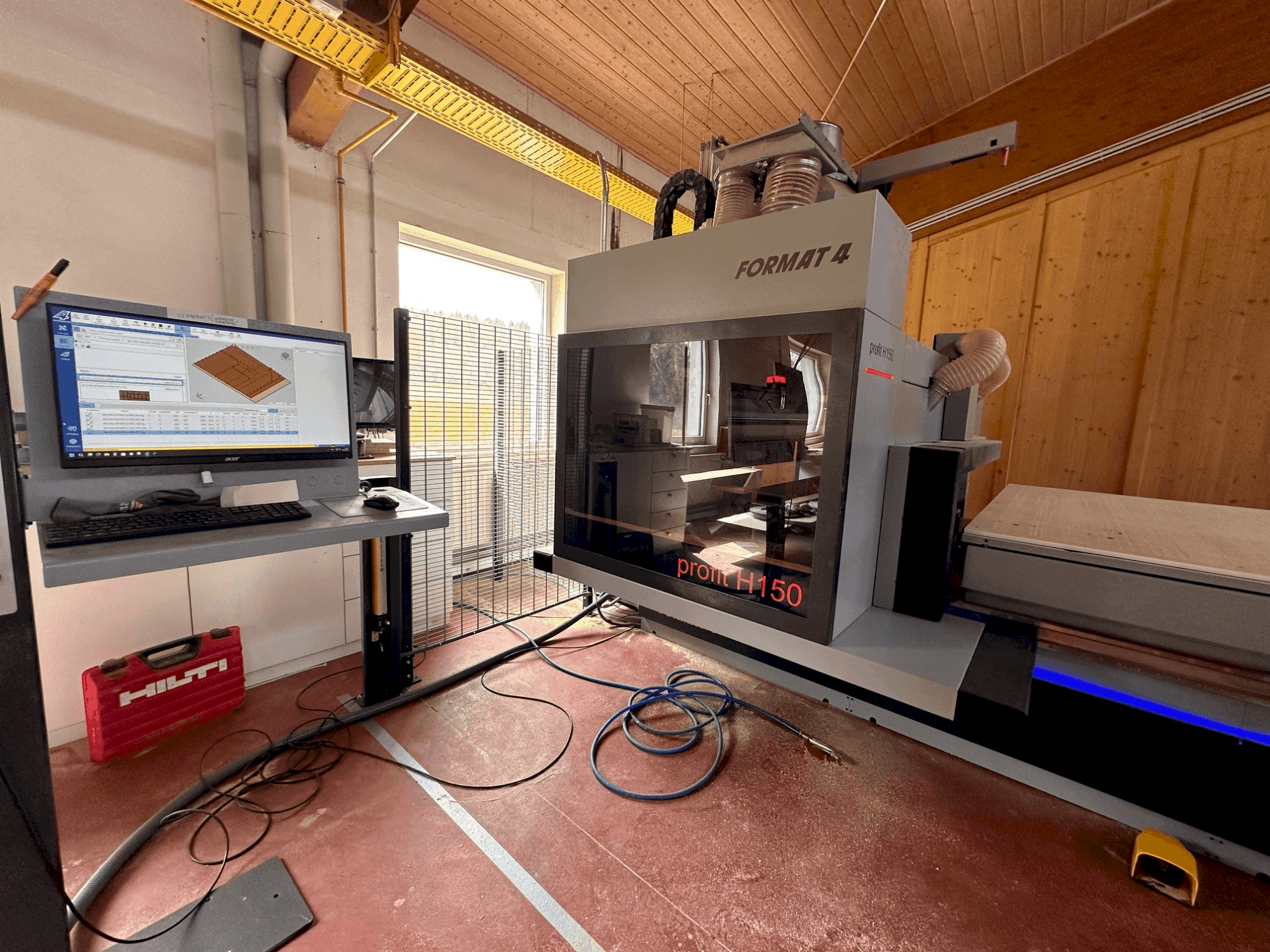 Front view of FORMAT4 Profit H150 22.32 T machine