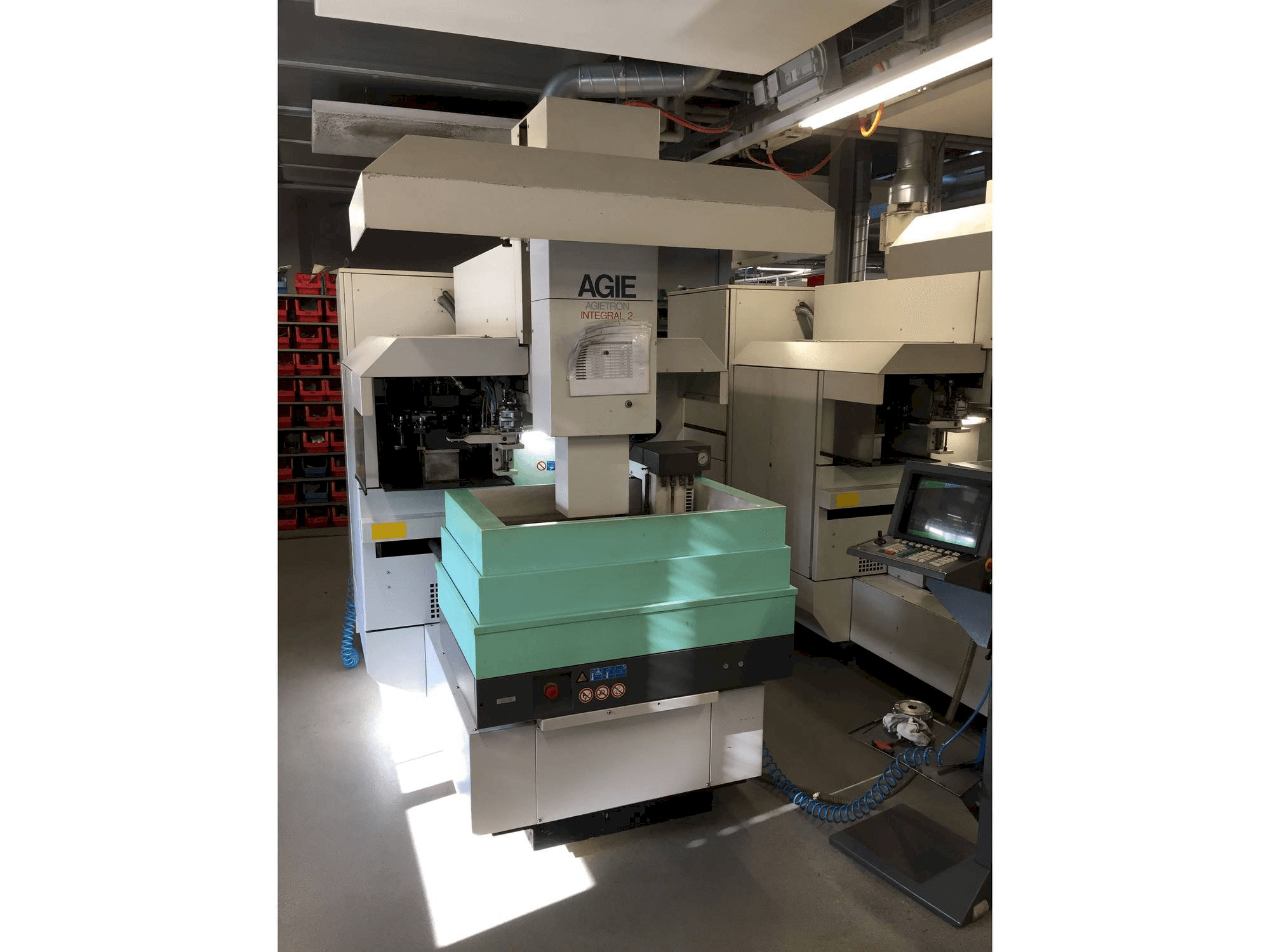 Front view of AGIE INTEGRAL 2 machine