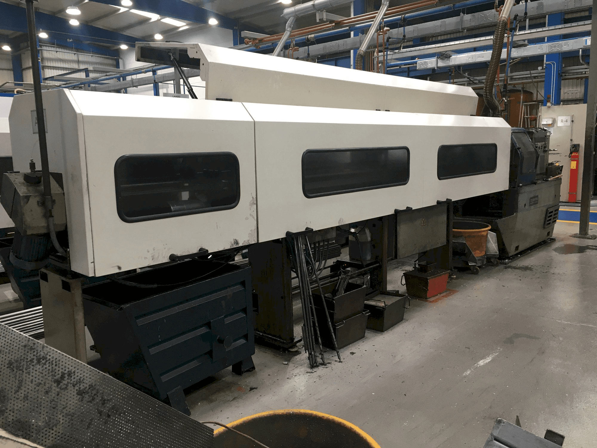 Front view of Tornos-Moutier Suisse AS 14 machine