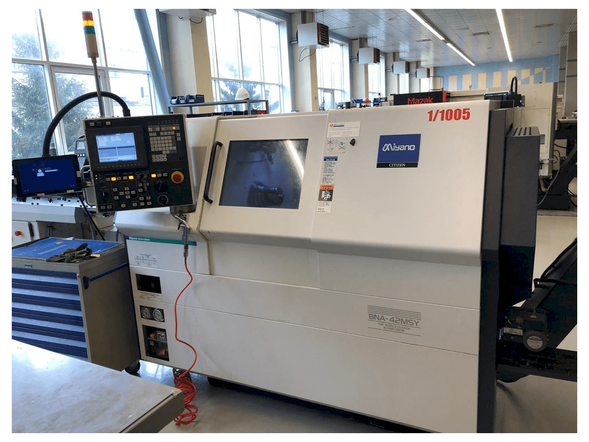 Front view of Miyano BNA-42MSY machine