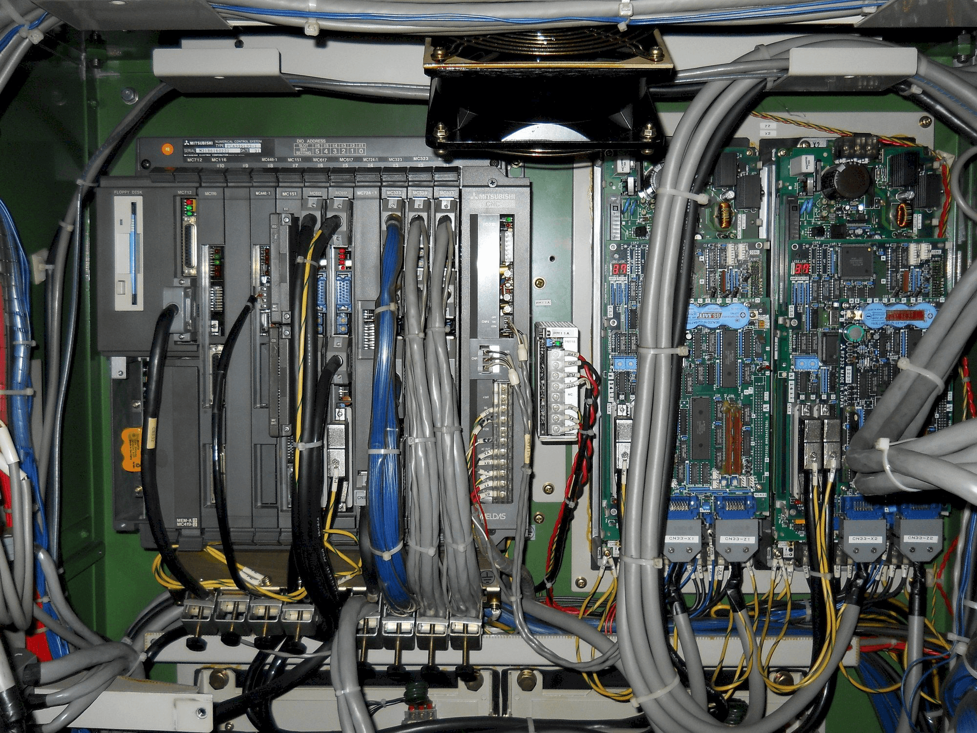 Front view of Mazak Multiplex 610 machine