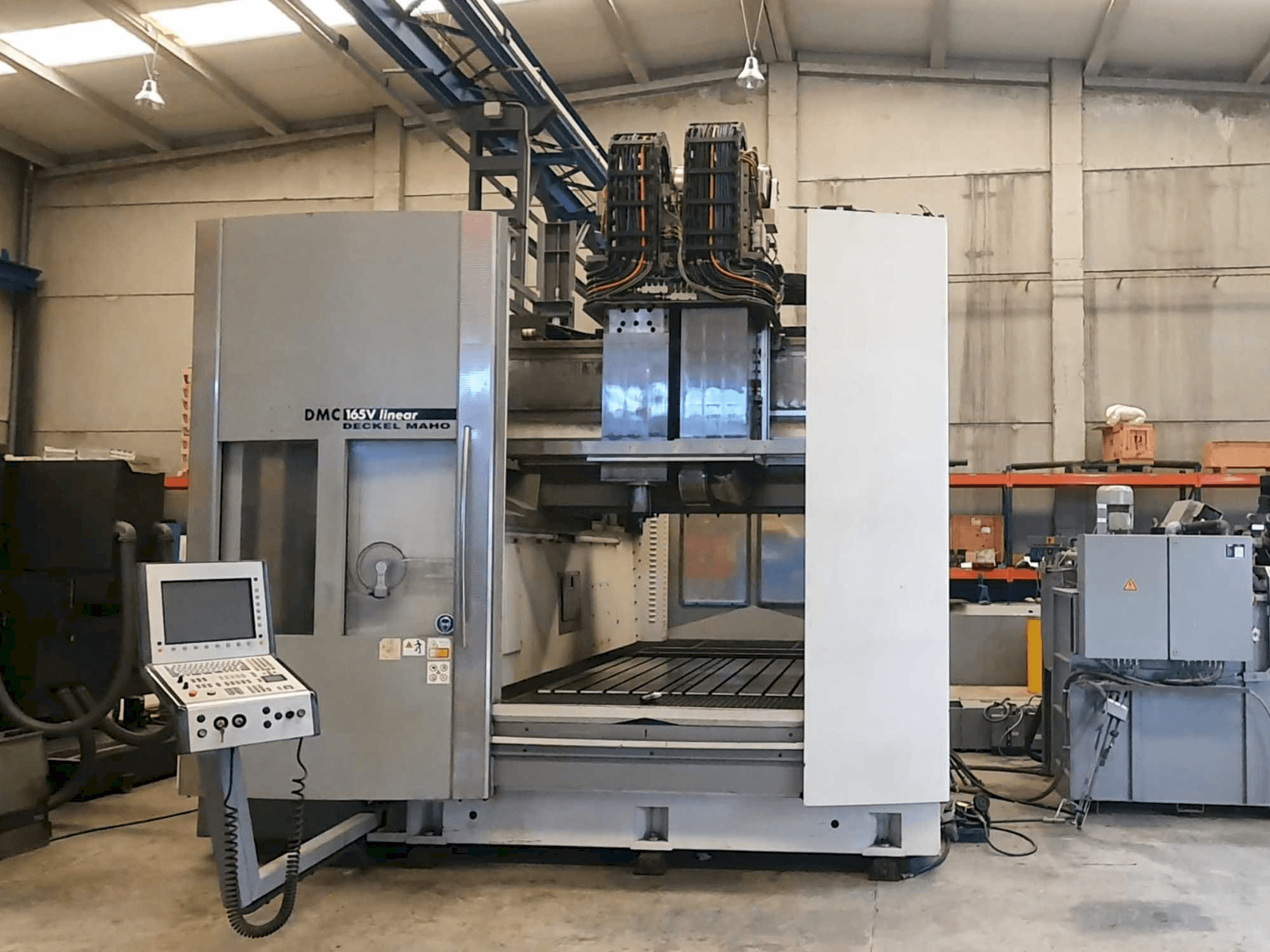 Front view of DECKEL MAHO DMC 165V Linear machine