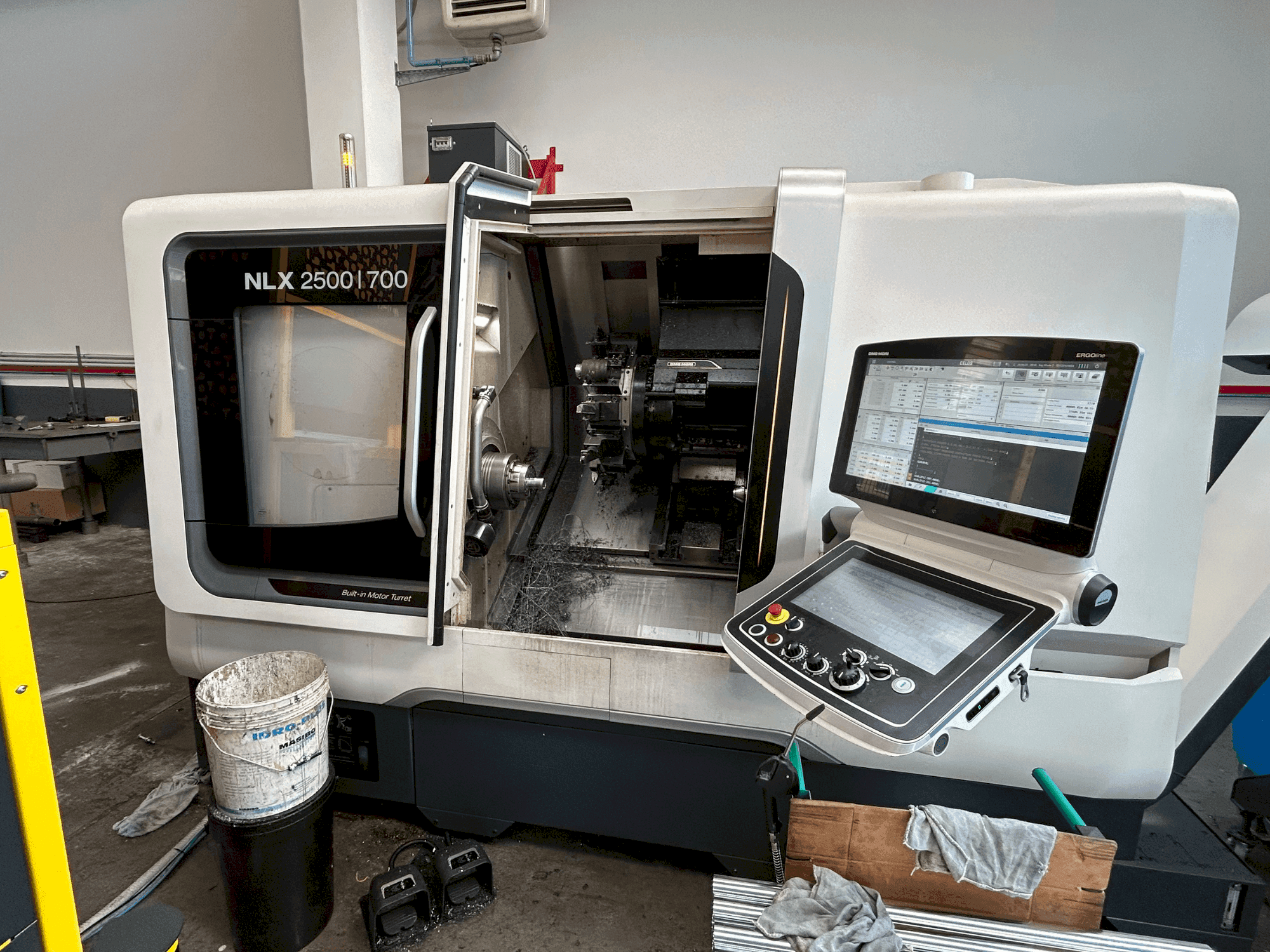 Front view of DMG MORI NLX 2500 Y / 700 machine