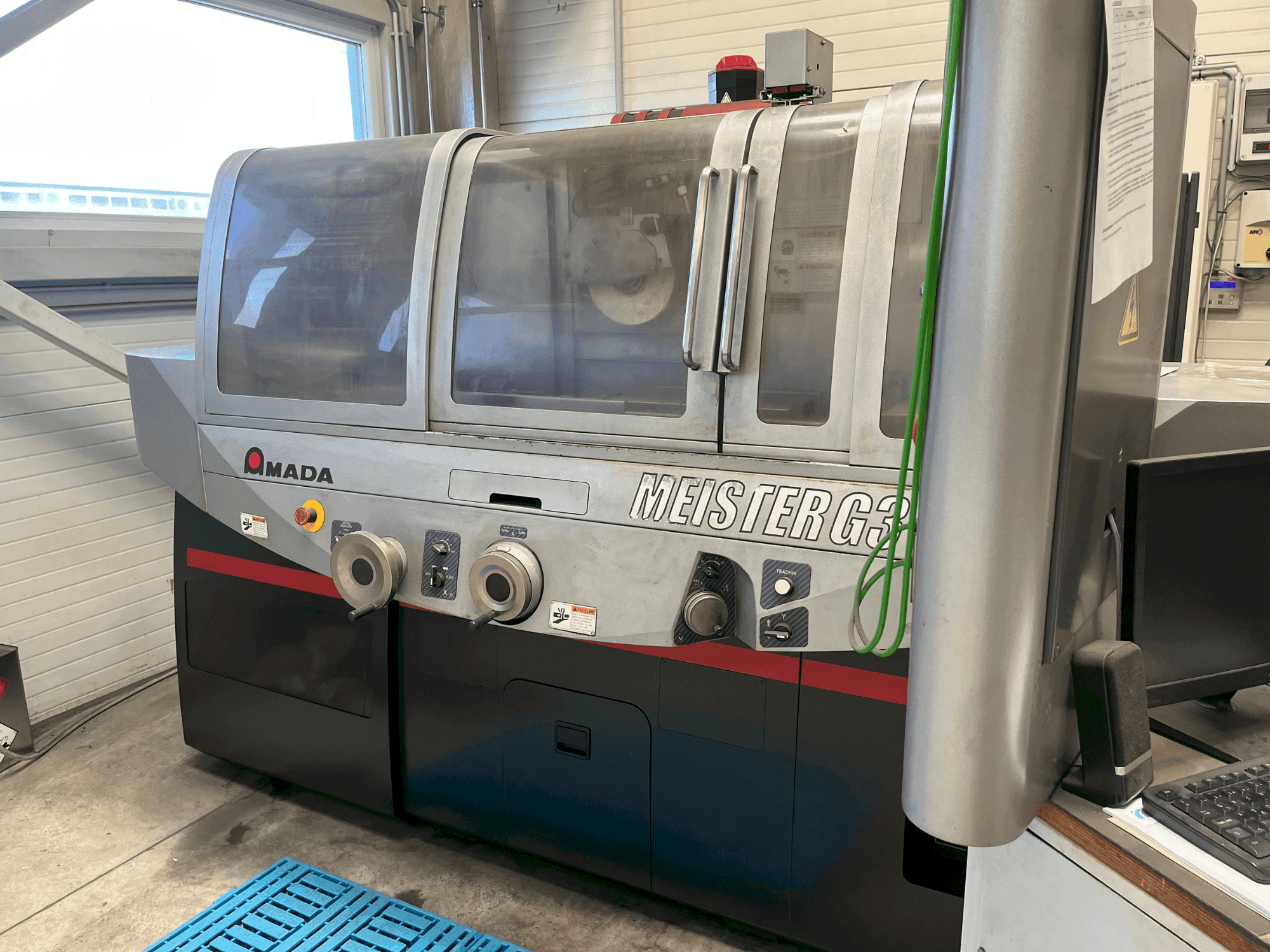 Front view of AMADA MEISTER G3 machine