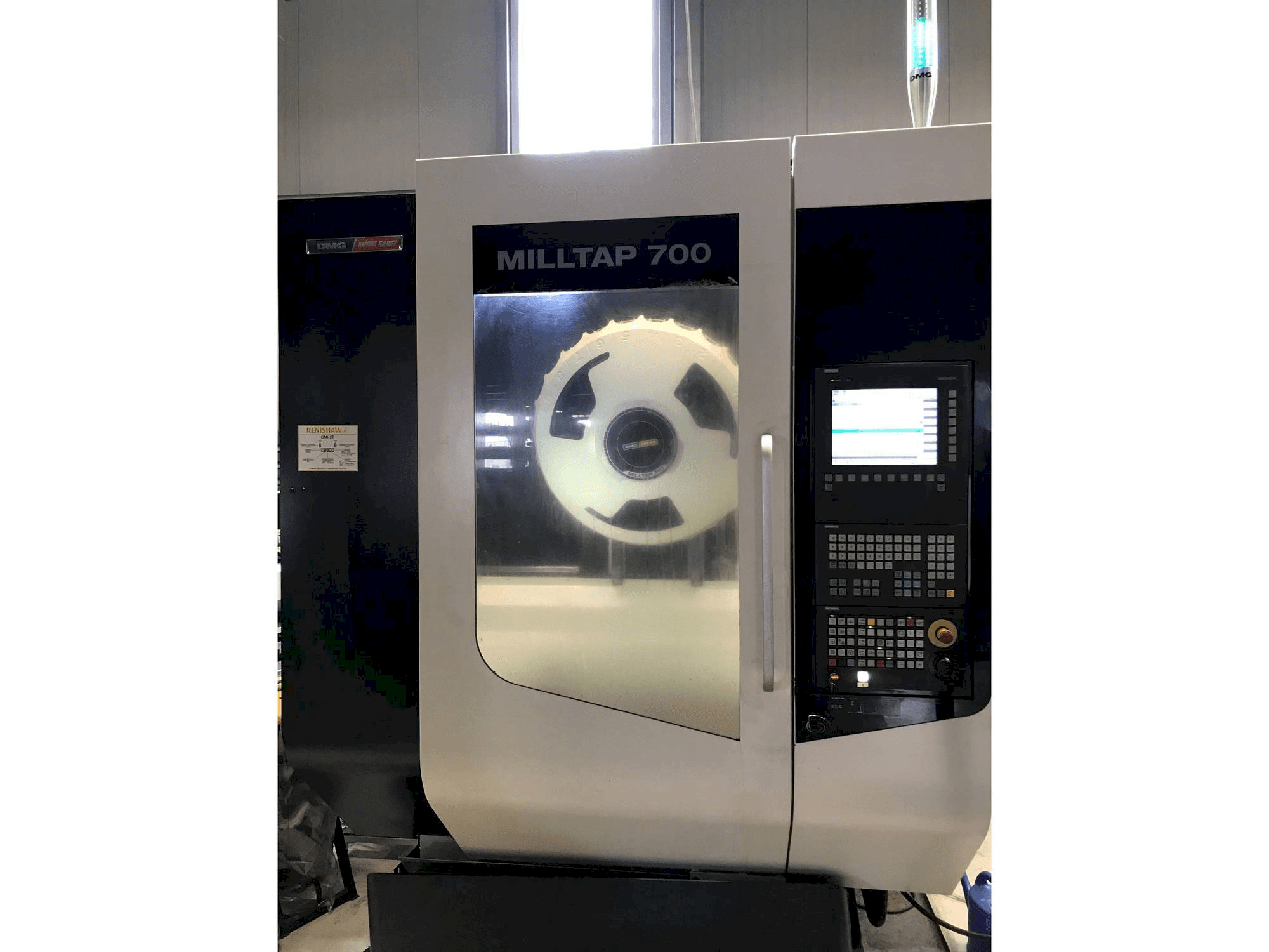 Front view of DMG MORI Milltap 700 machine