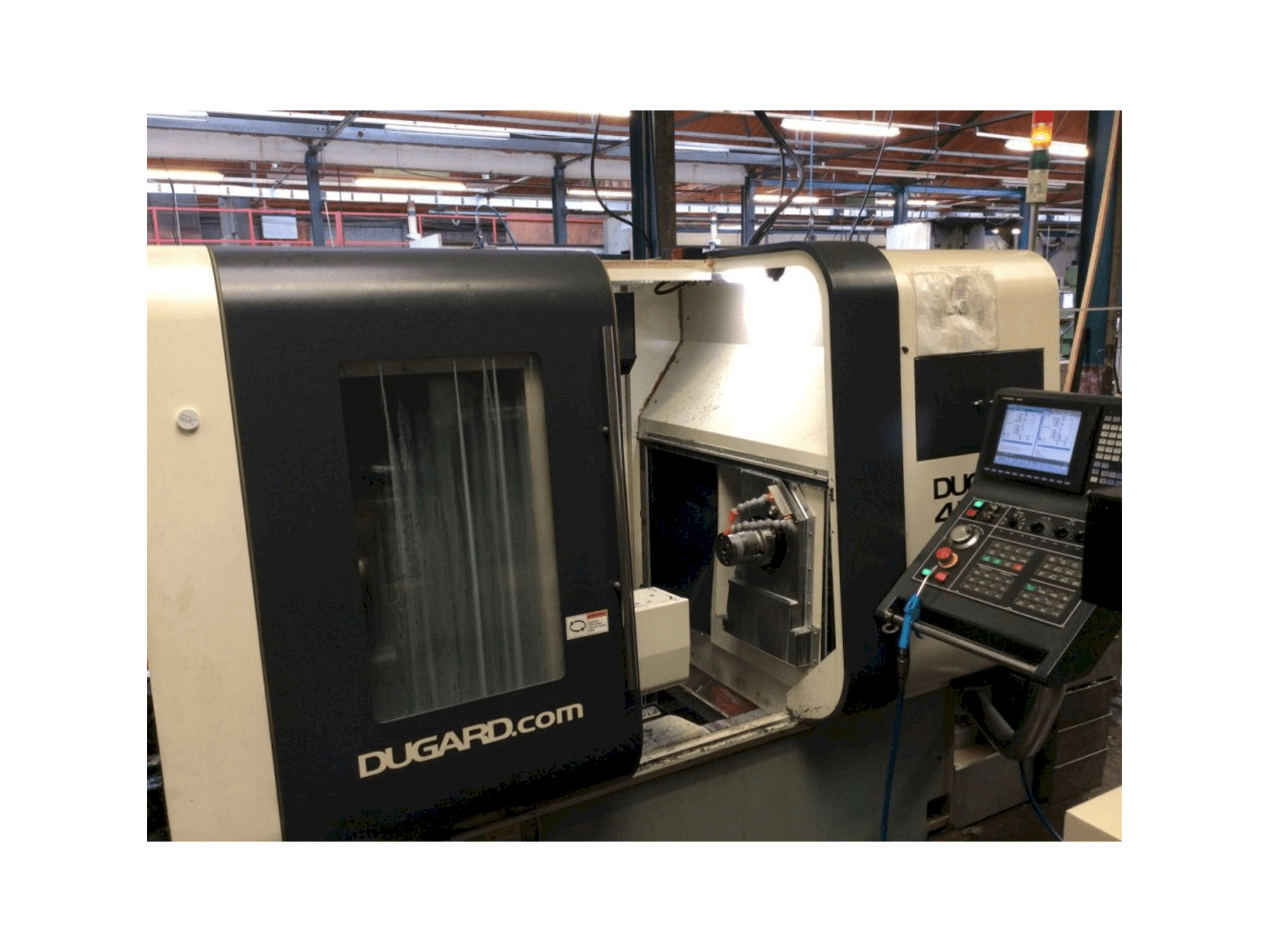 Front view of Dugard 42 TT machine