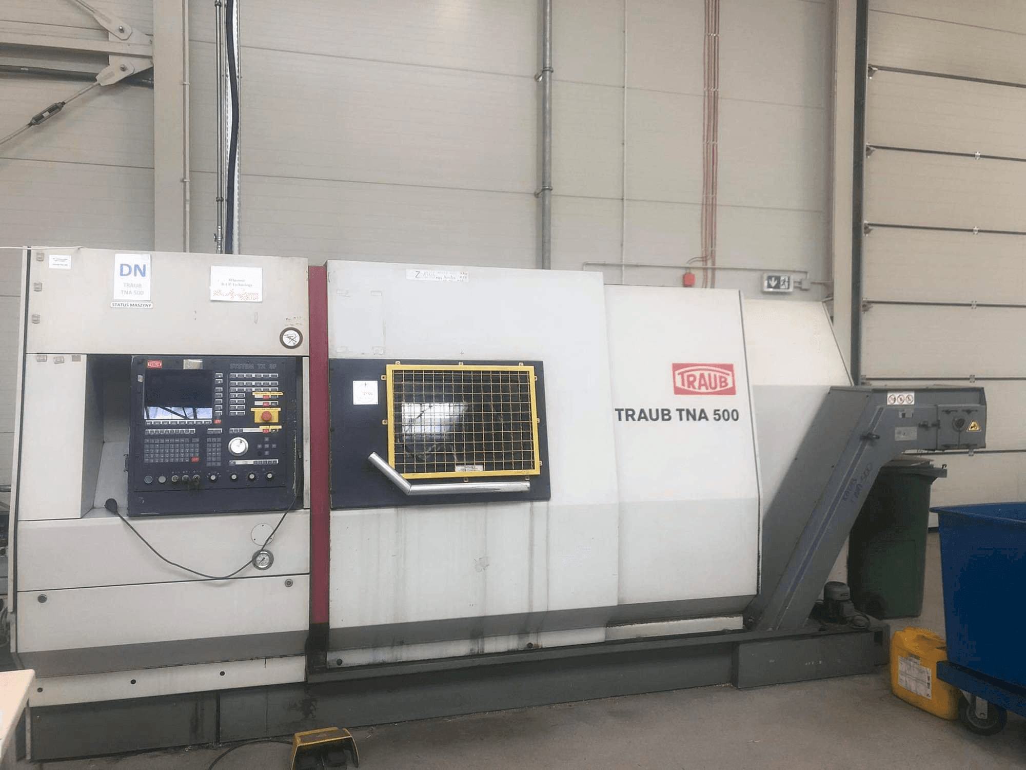 Front view of TRAUB TNA 500/600 machine