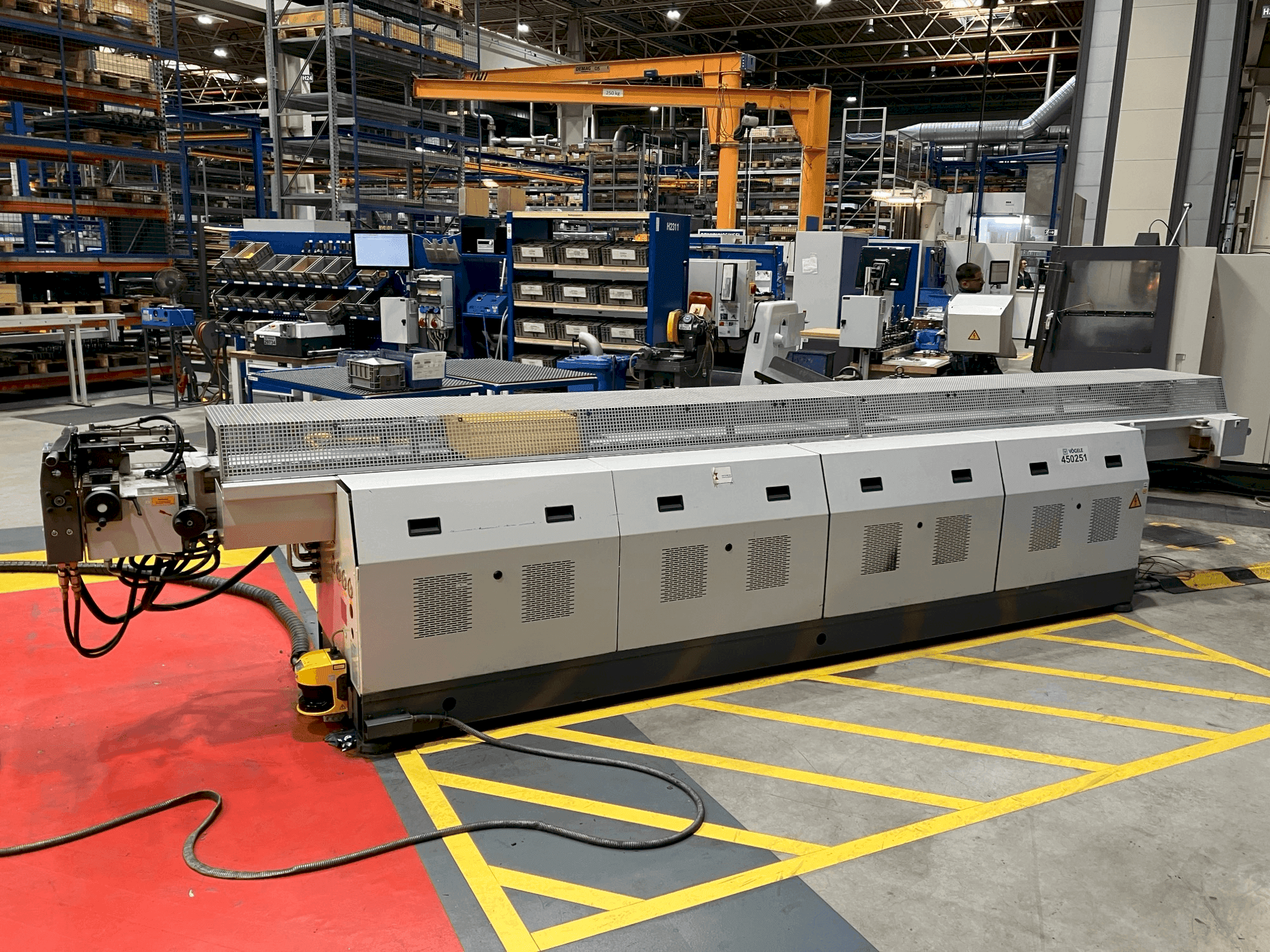 Front view of TRACTO-TECHNIK Tubotron 30 CNC machine