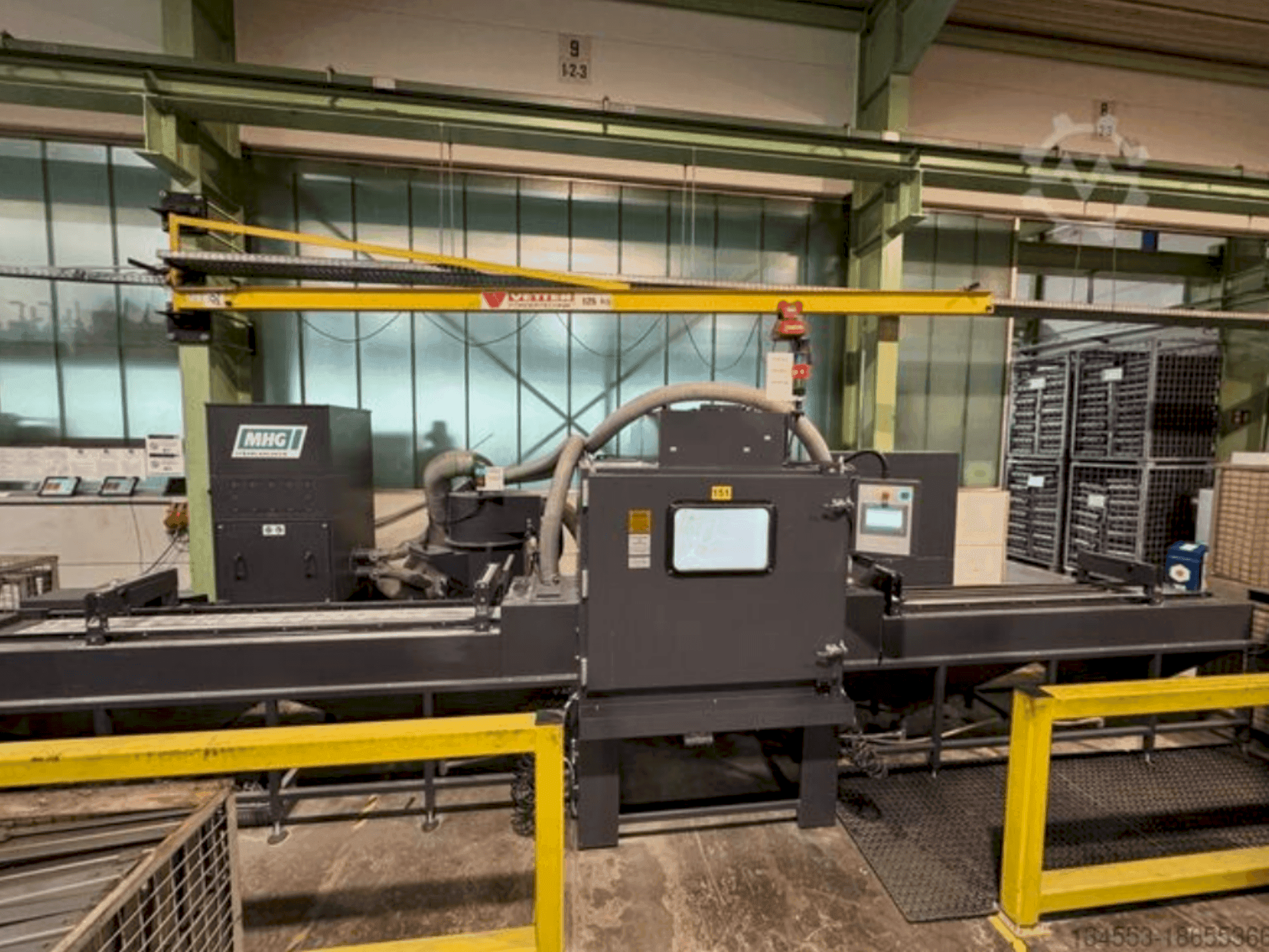 Front view of MHG SMG 160 machine