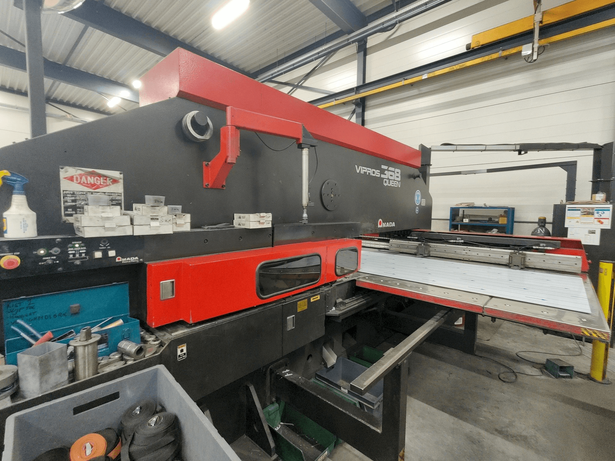 Front view of AMADA Vipros 357 Queen machine