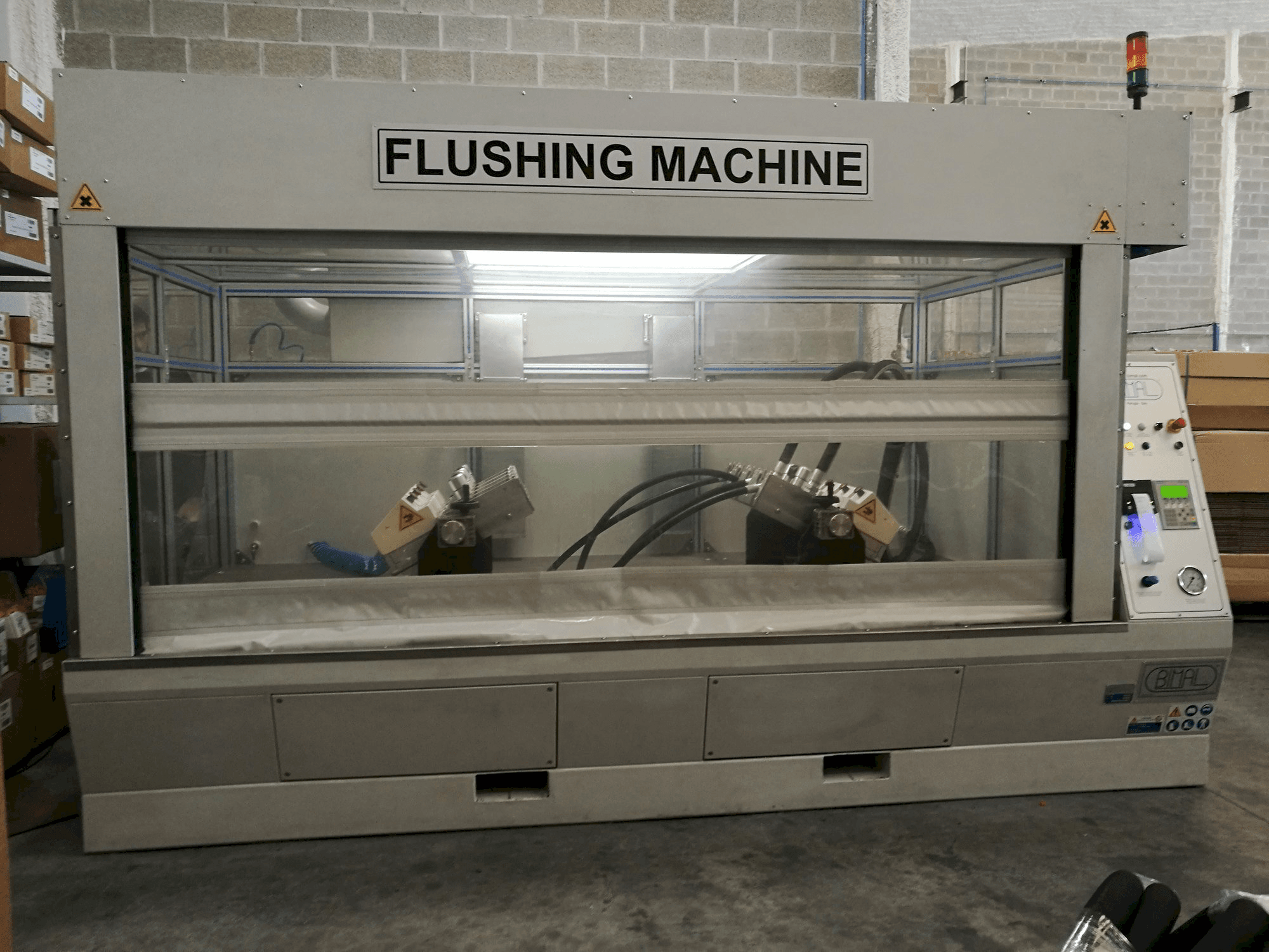 Front view of BIMAL Flush 4 machine