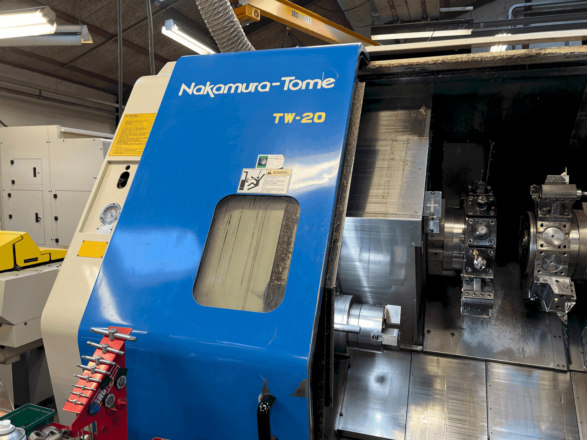 Front view of NAKAMURA TW-20 machine